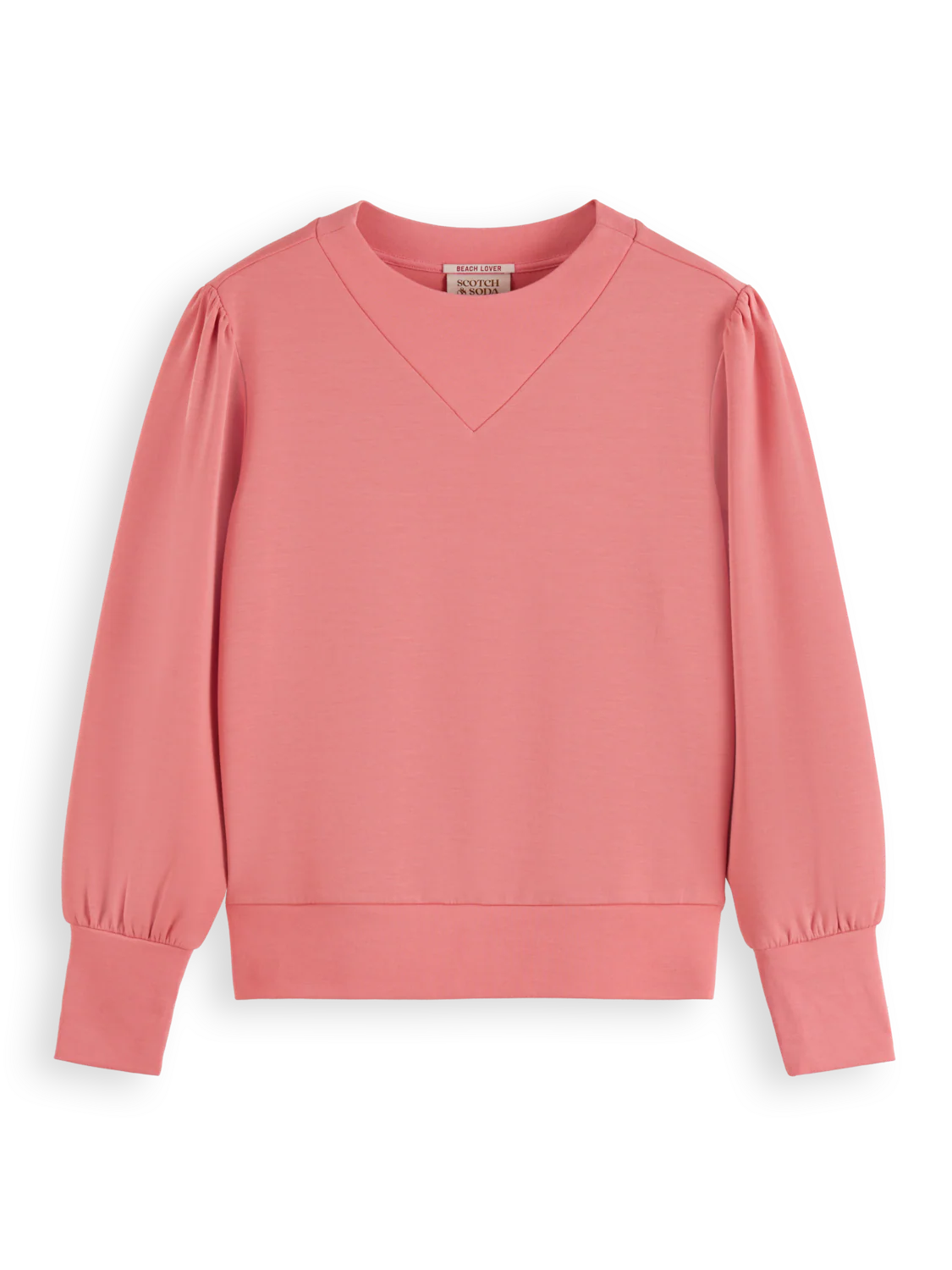 RUCHED YOKE SEAM MODAL SWEATSHIRT - Image 9