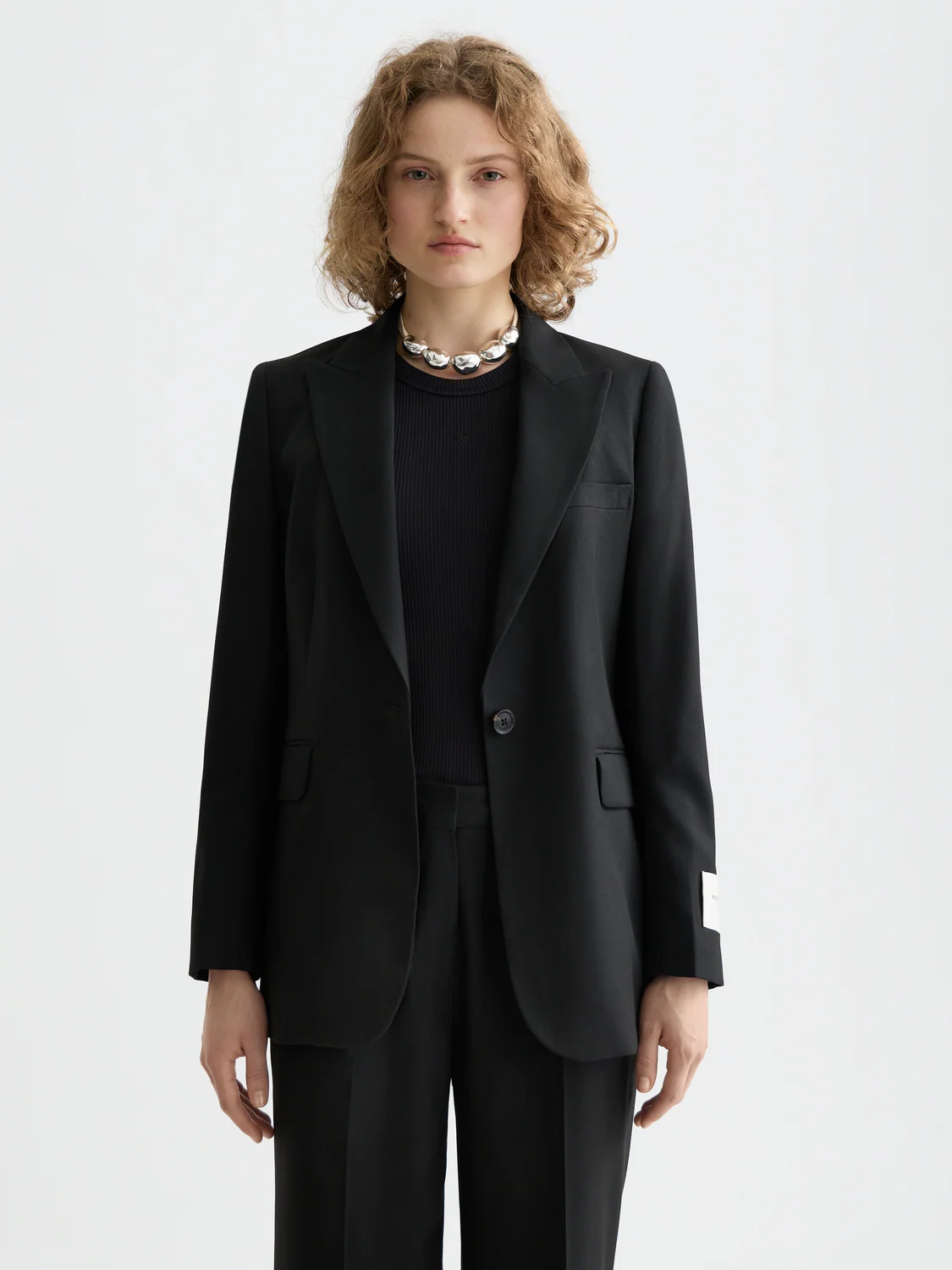 Essentials fitted blazer - Image 3