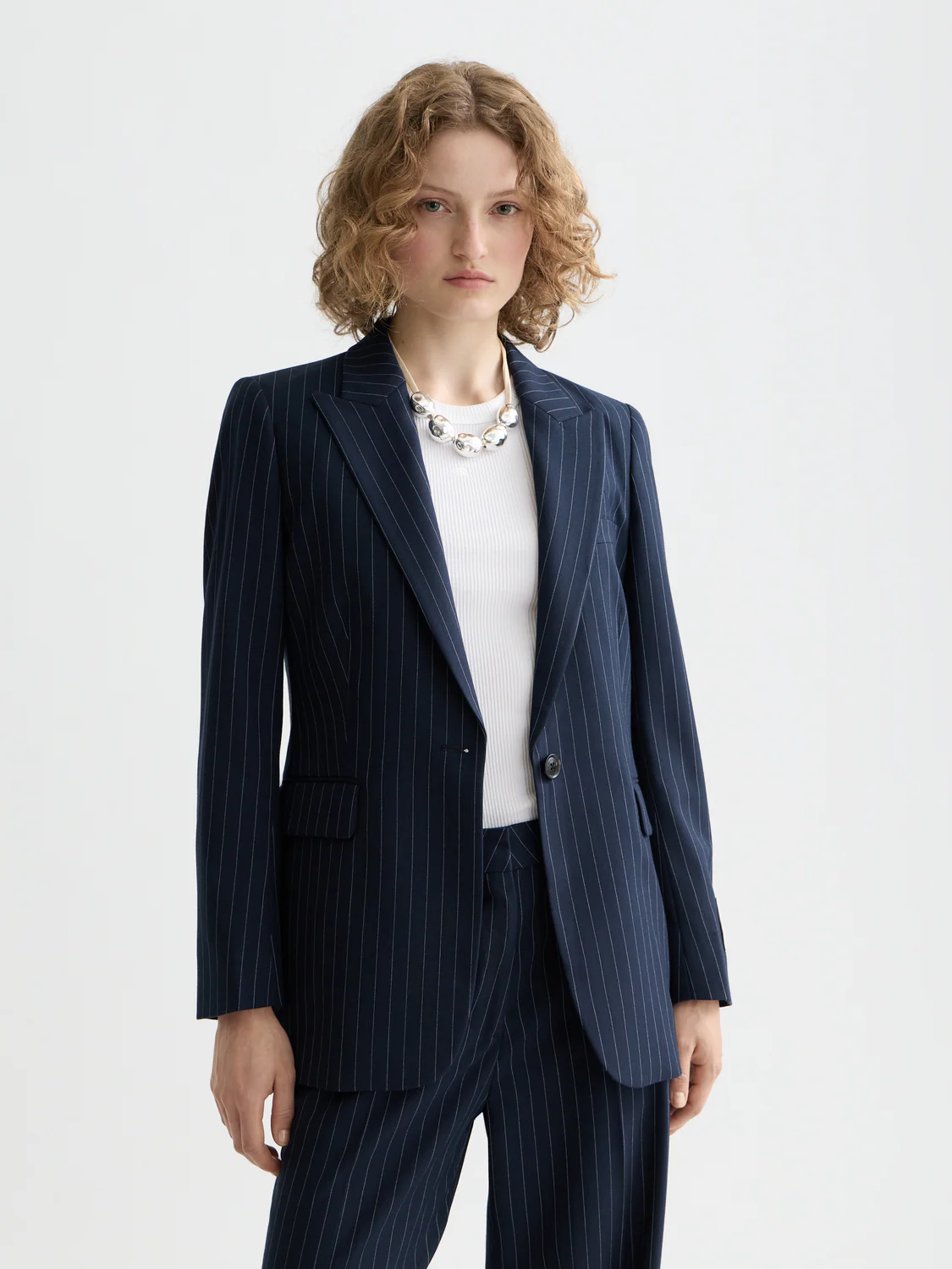 Essentials fitted blazer - Image 8