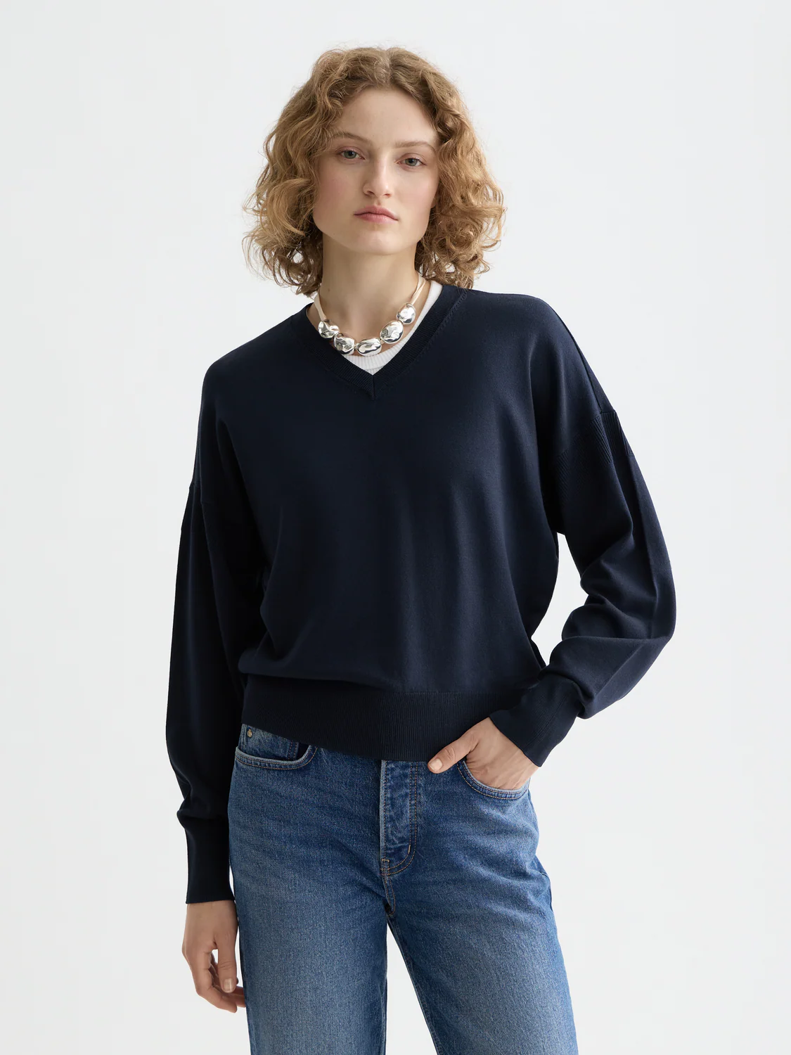 Essentials V-NECK RELAXED PULLOVER - Image 14
