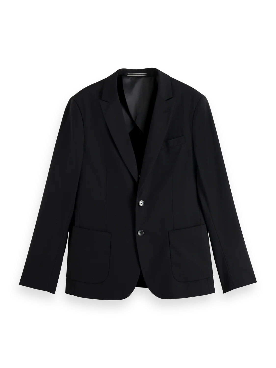 ESSENTIALS UNCONSTRUCTED PEAK LAPEL WOOL BLAZER - Image 13