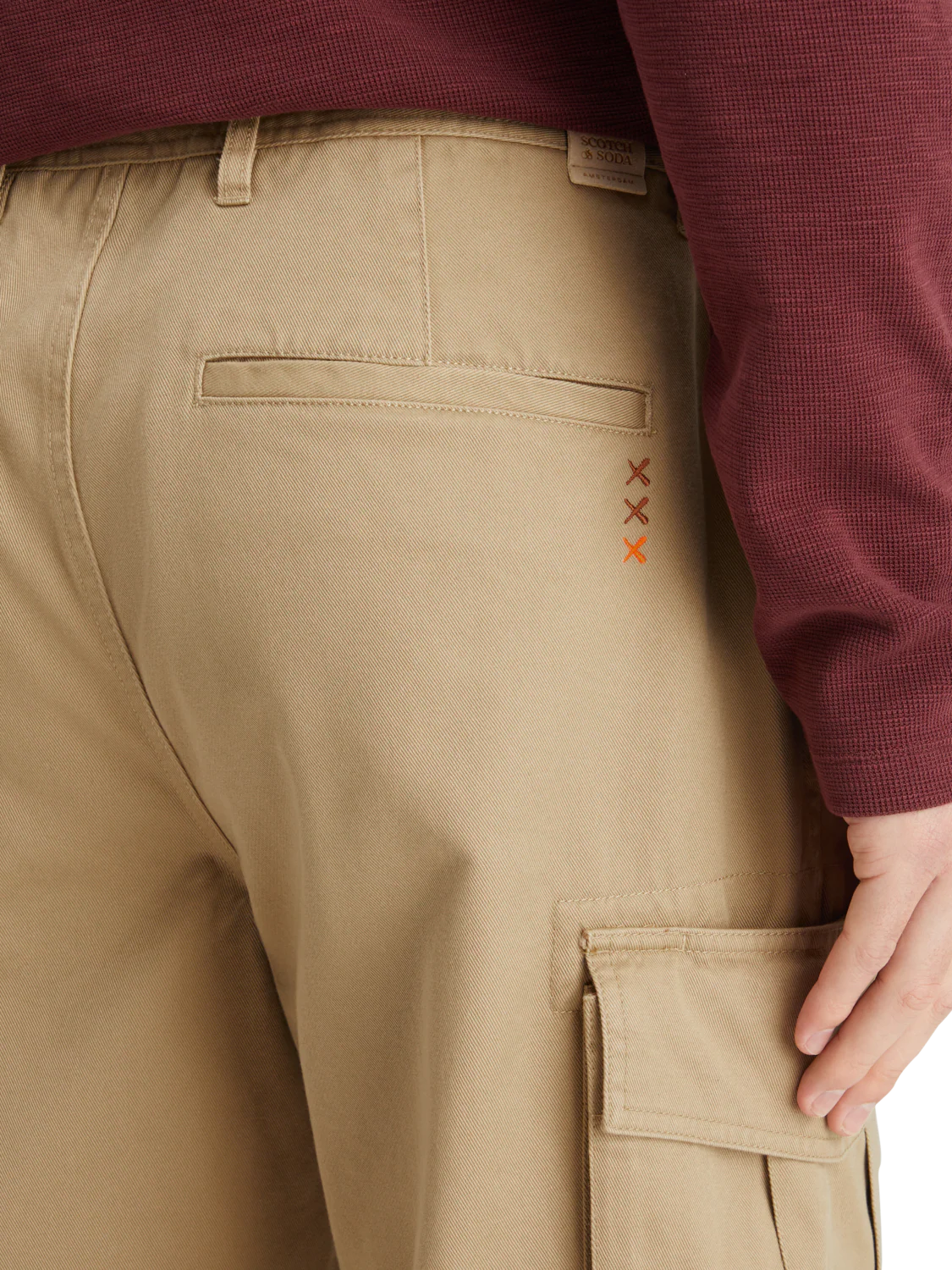Loose tapered cotton-twill cargo pant - Image 5