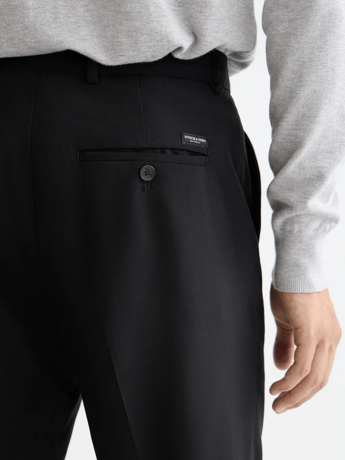 Essentials RELAXED STRAIGHT WOOL BLEND CHINO - Image 10