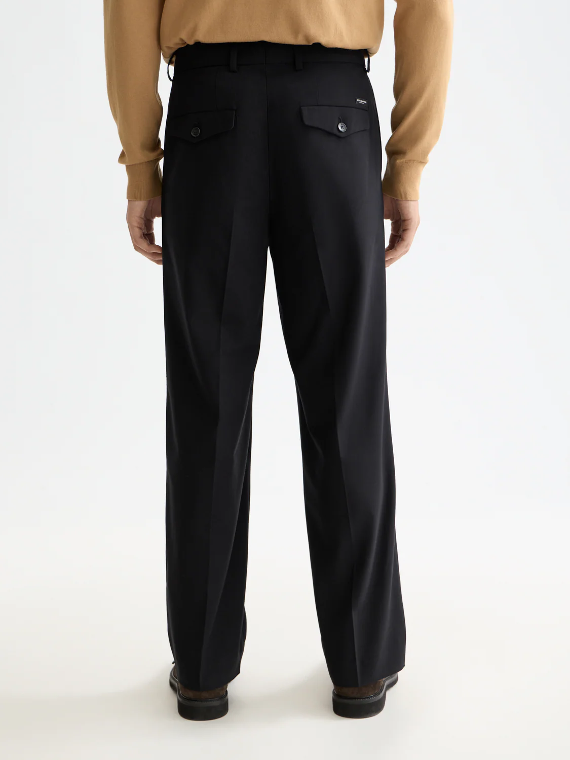 Essentials RELAXED STRAIGHT WOOL BLEND CHINO - Image 4