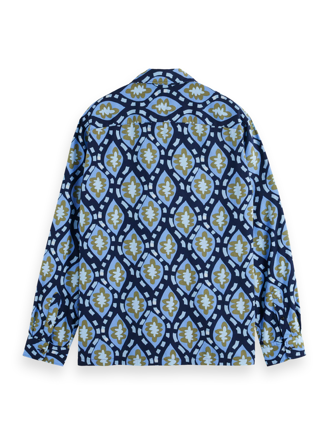 Printed seersucker shirt - Image 12