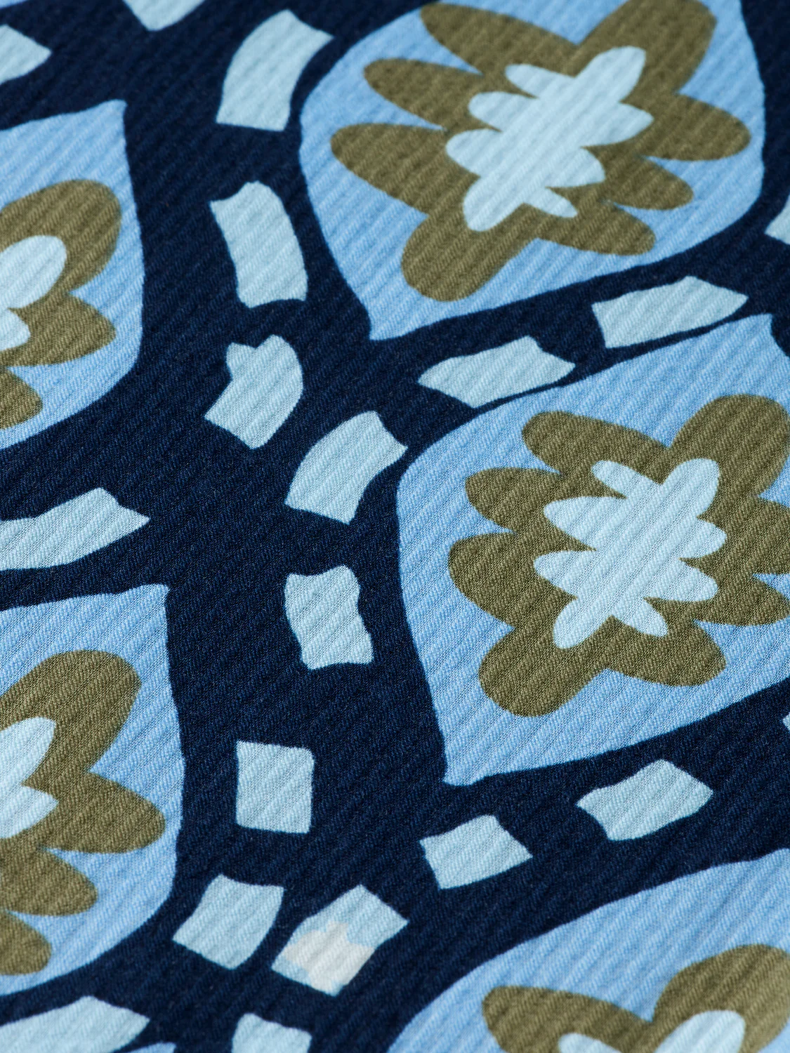 Printed seersucker shirt - Image 14