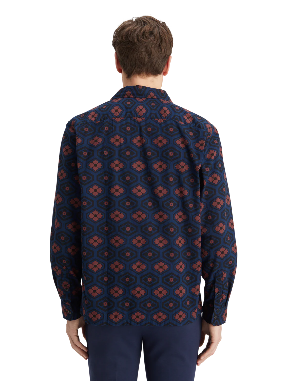 Printed seersucker shirt - Image 2