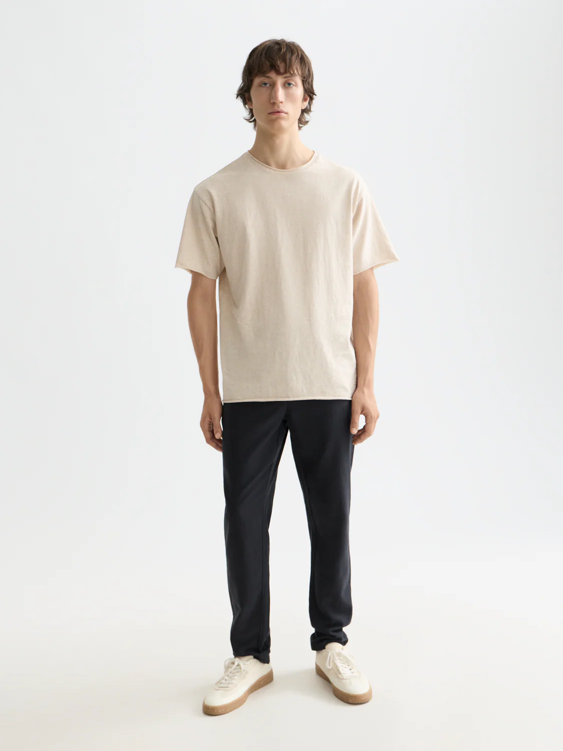 Essentials WARREN COTTON/LINEN TWILL JOGGER