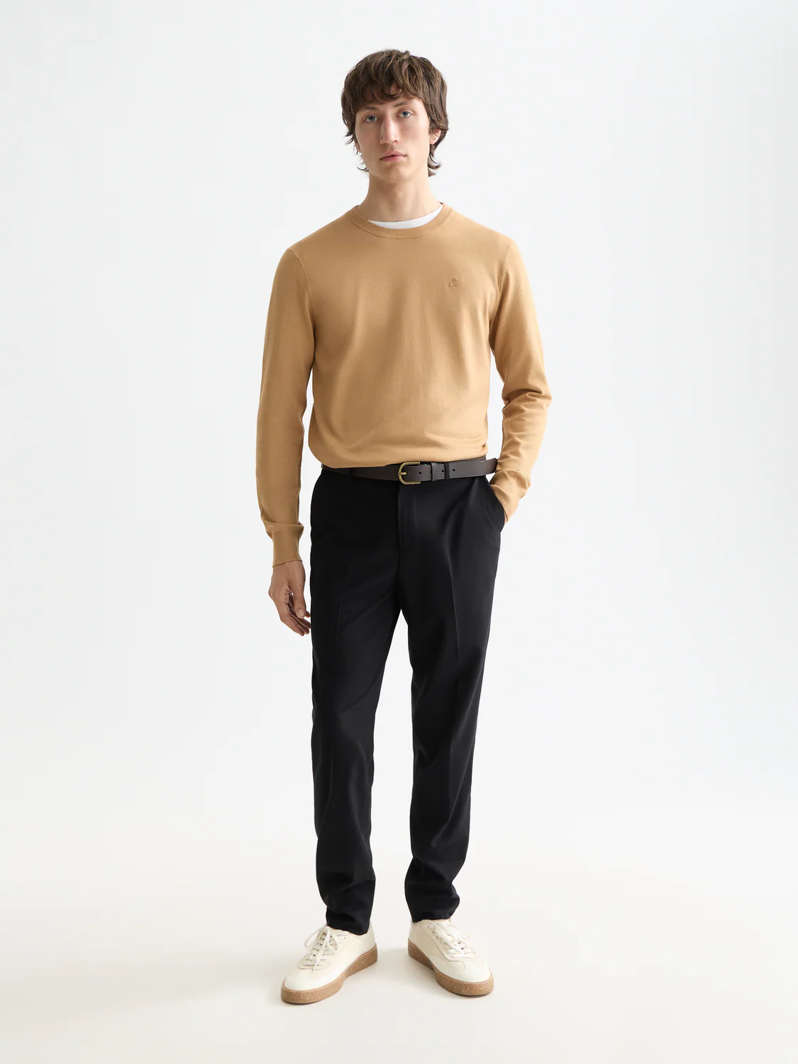 Essentials WARREN COTTON/LINEN TWILL JOGGER - Image 10