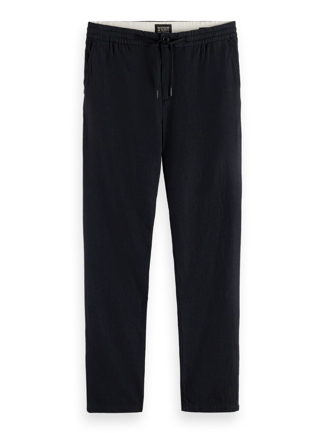 Essentials WARREN COTTON/LINEN TWILL JOGGER - Image 5