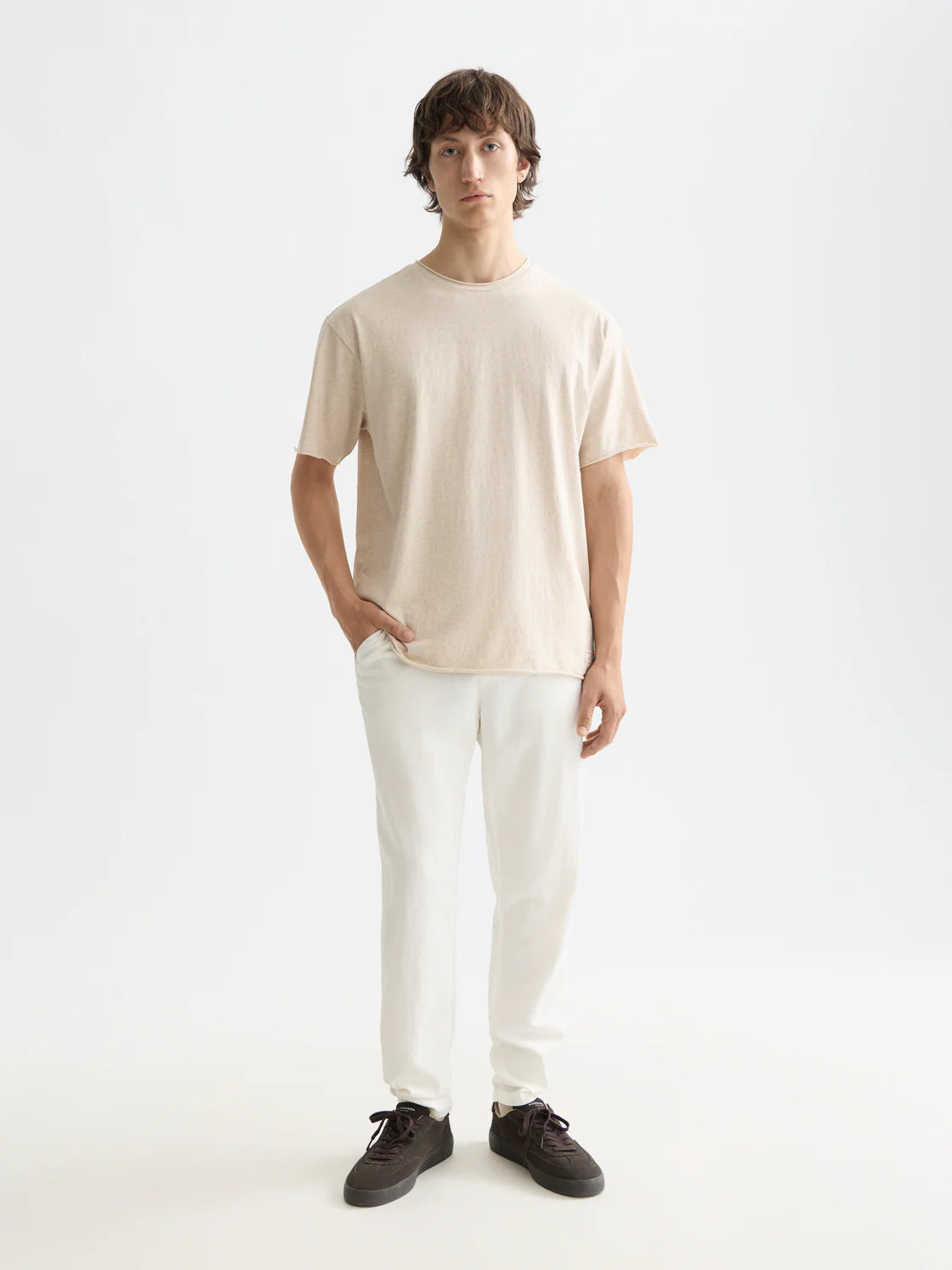 Essentials WARREN COTTON/LINEN TWILL JOGGER - Image 8