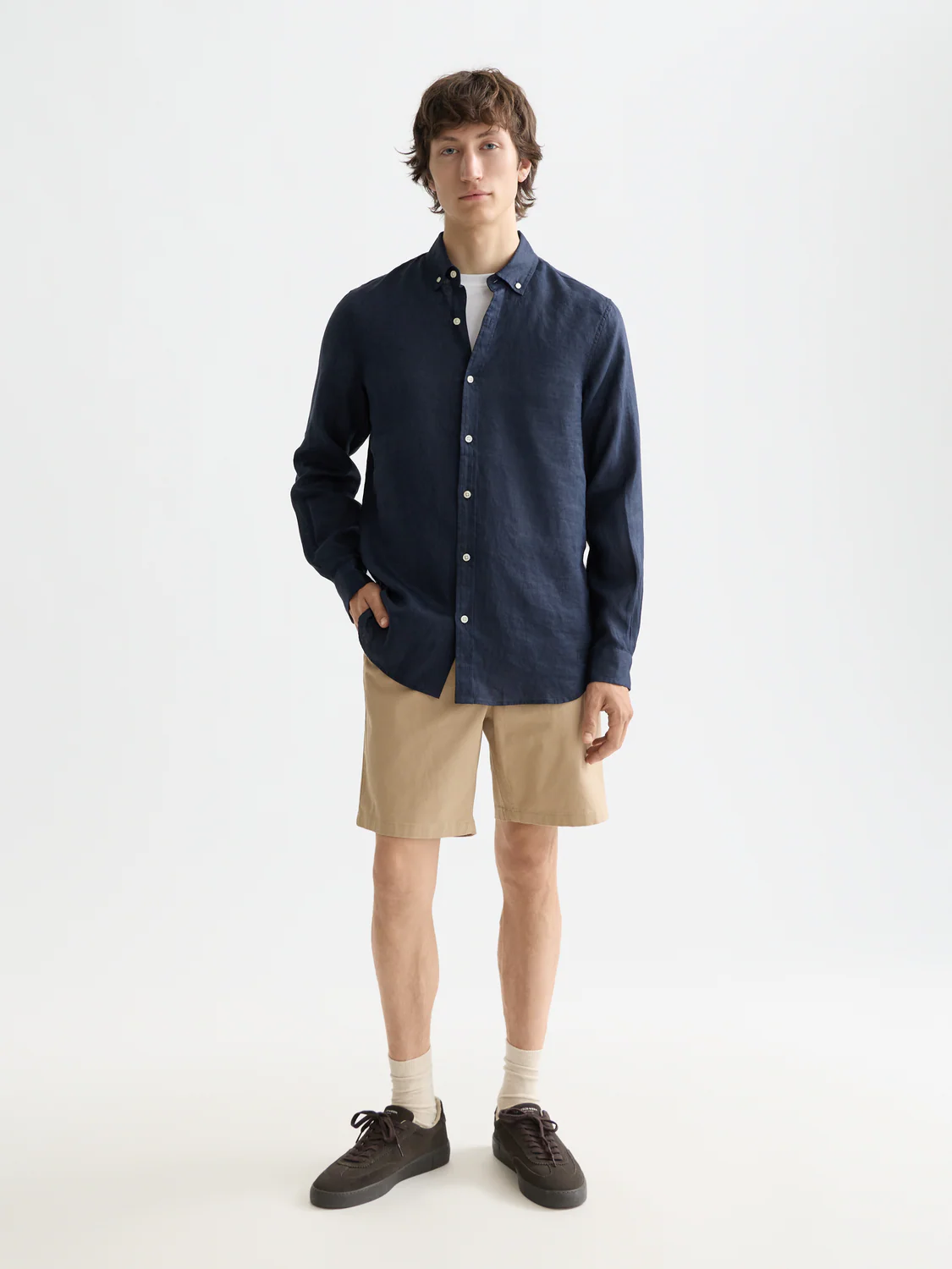 Essentials Linen Shirt - Image 17