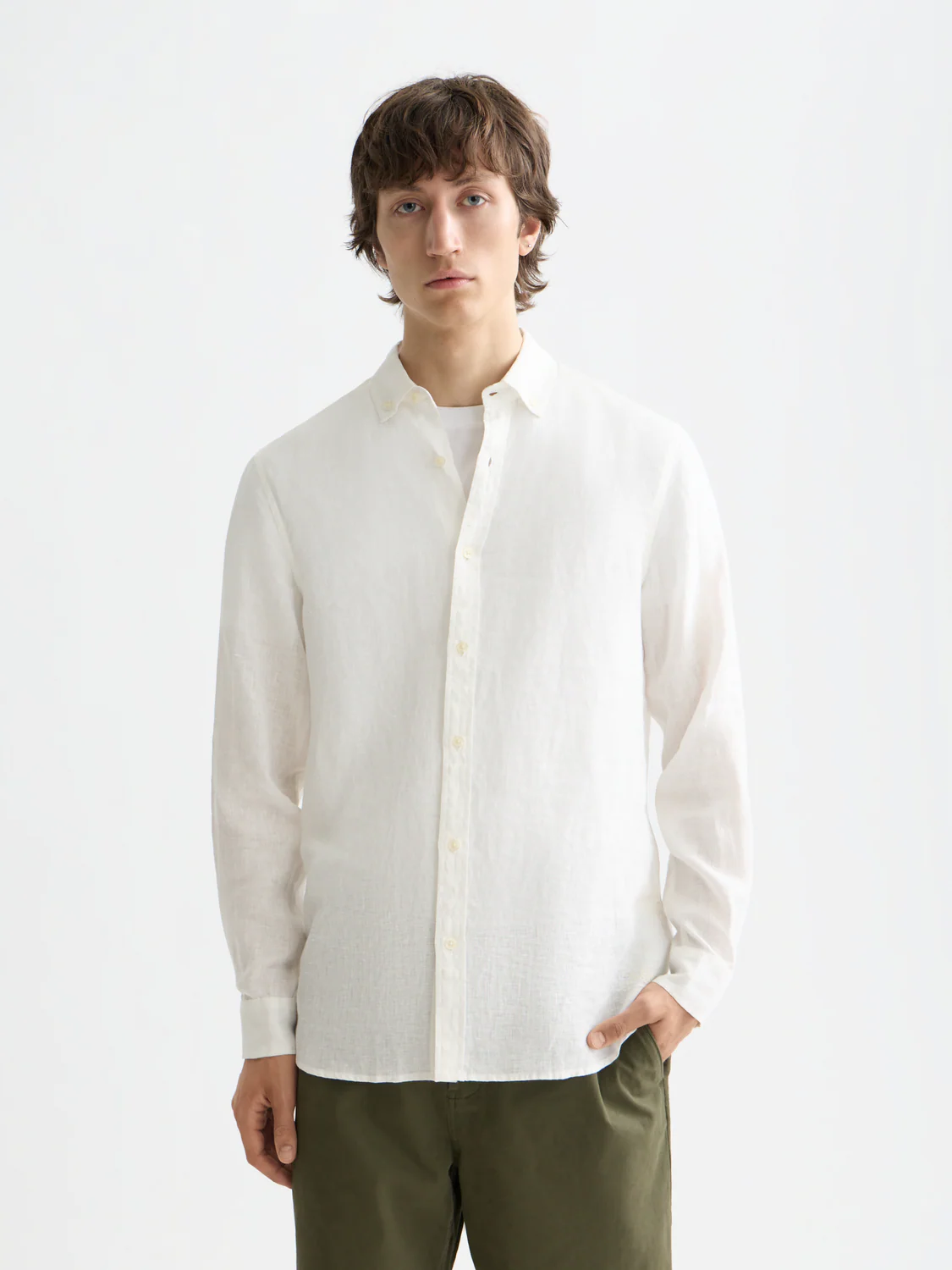 Essentials Linen Shirt - Image 8