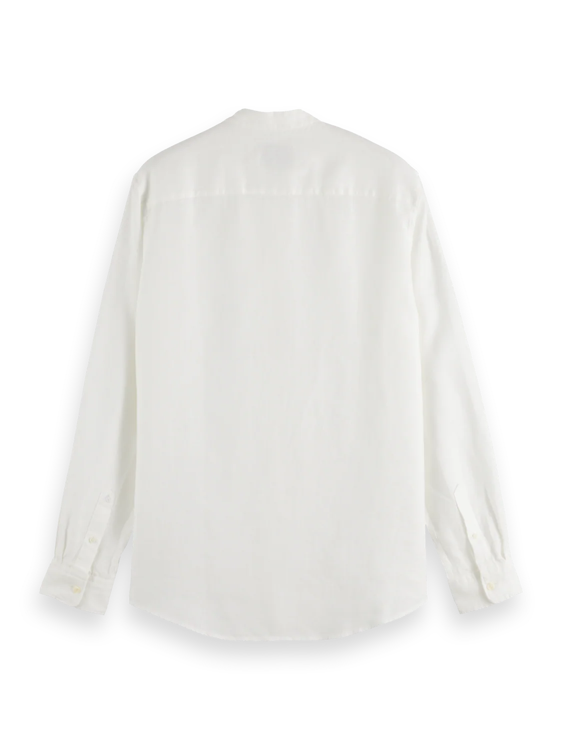 Essentials Collarless Linen Shirt - Image 13