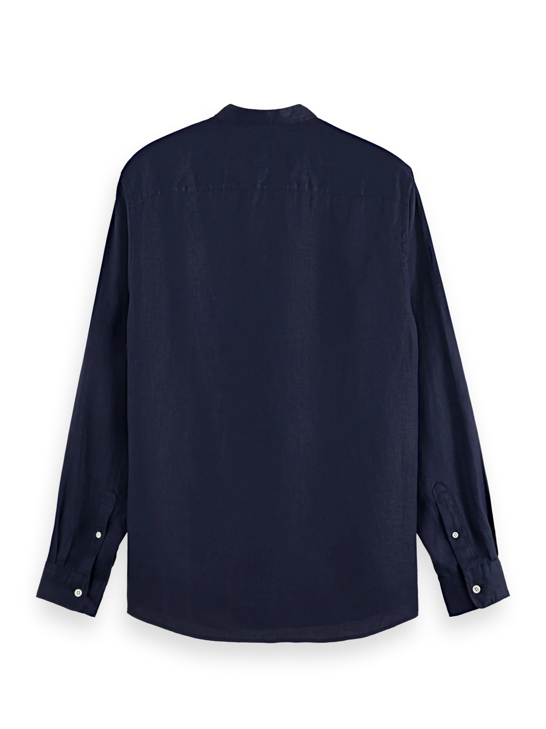 Essentials Collarless Linen Shirt - Image 6