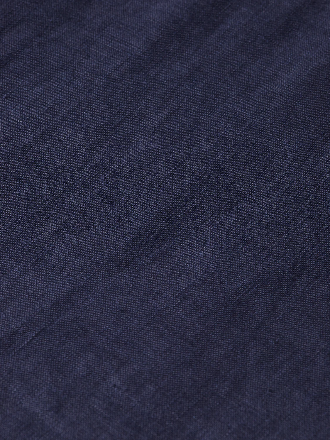 Essentials Collarless Linen Shirt - Image 7