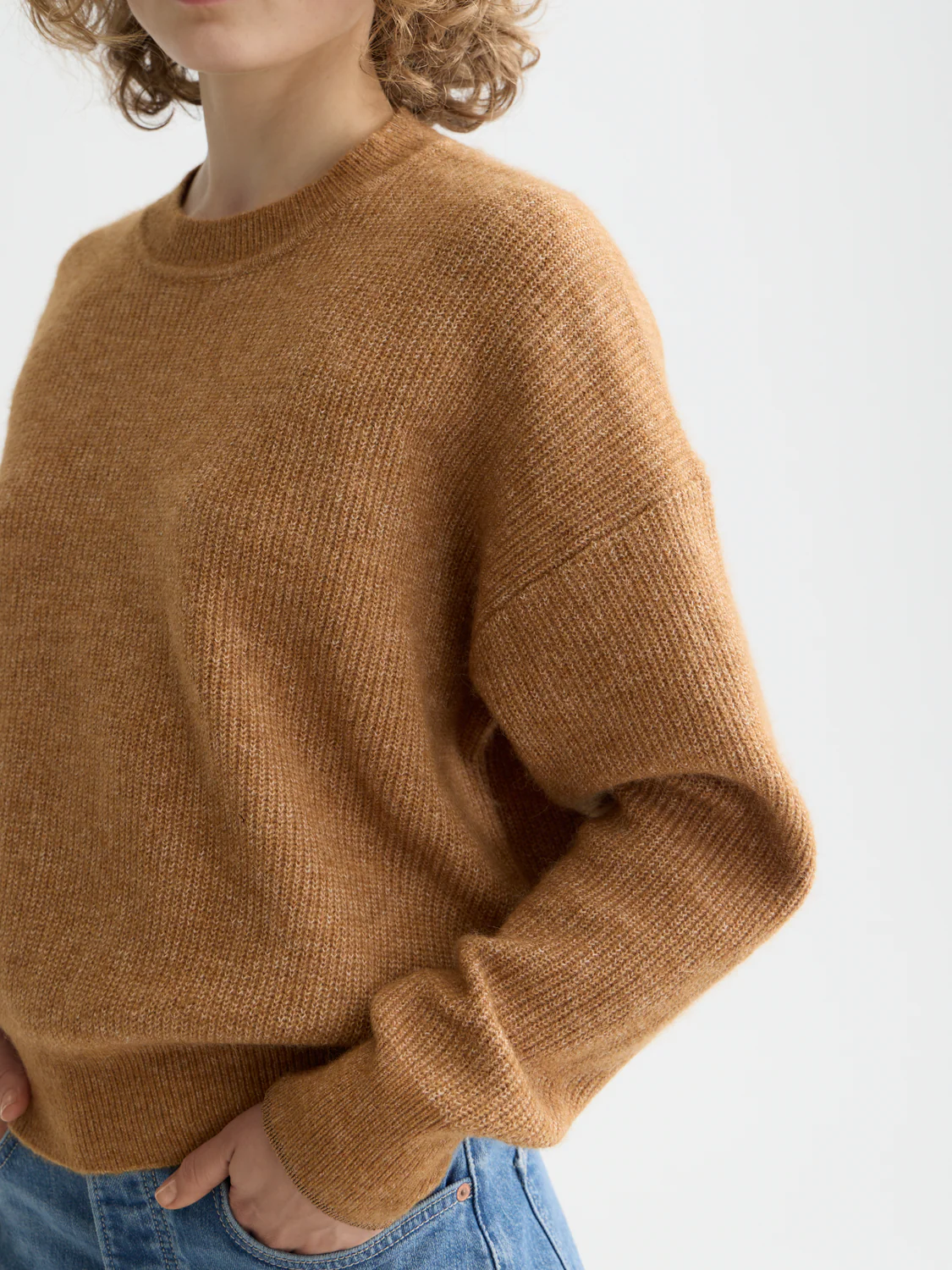 Essentials fuzzy crewneck pullover - Image 10