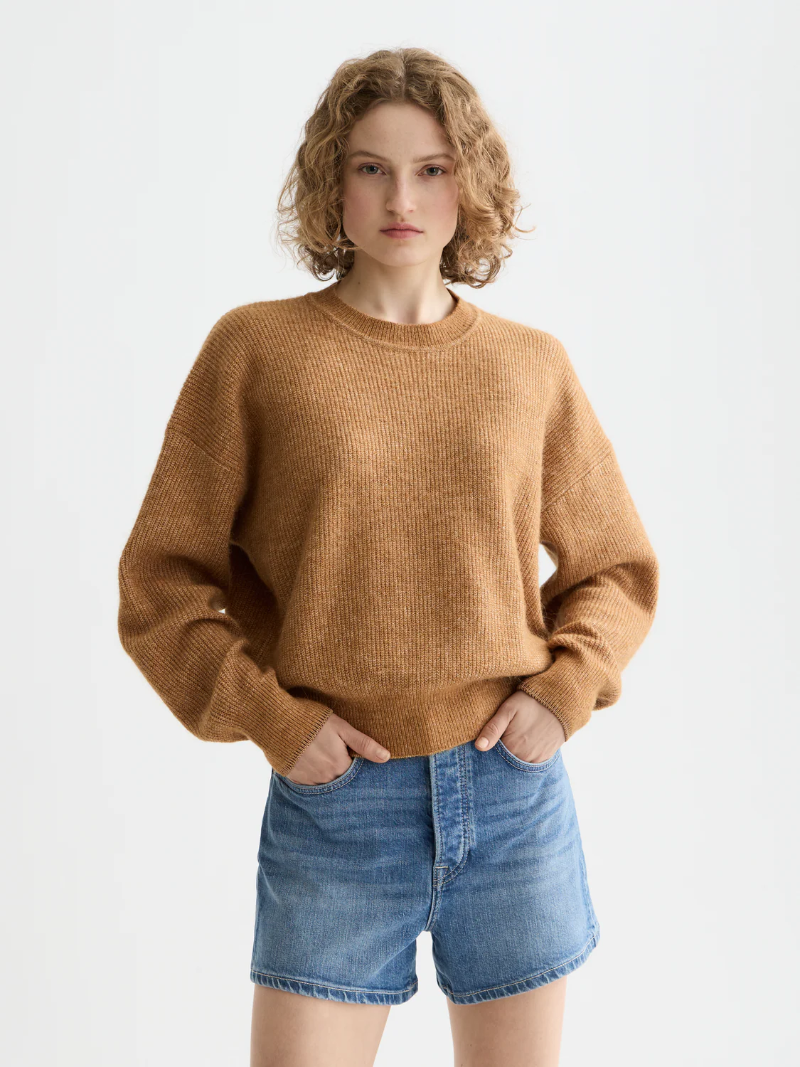 Essentials fuzzy crewneck pullover - Image 8