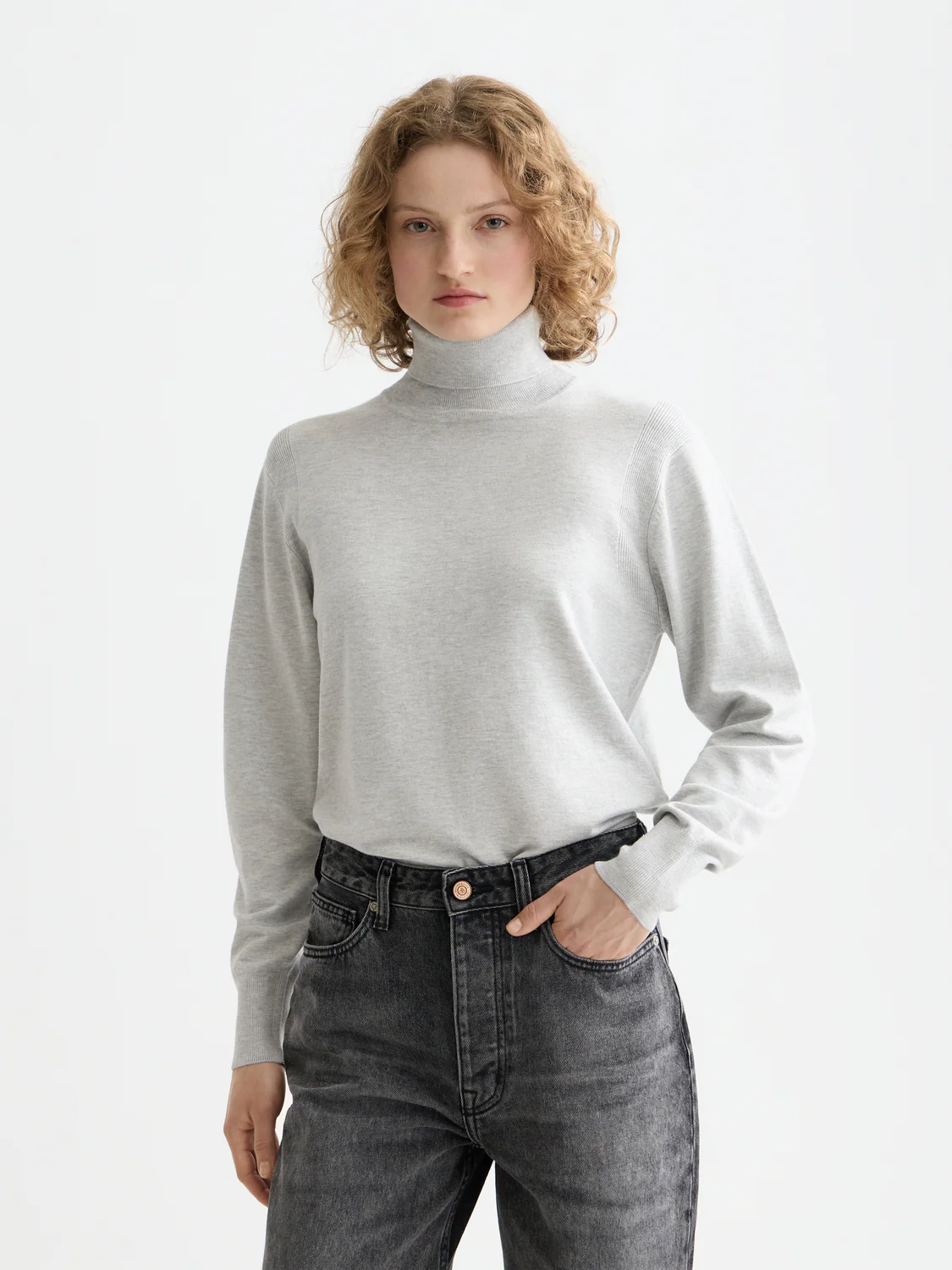 Essentials Roll Neck Pullover - Image 8