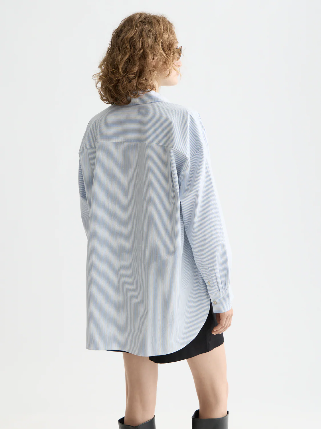 Essentials GIRLFRIEND OXFORD STRIPES SHIRT - Image 3