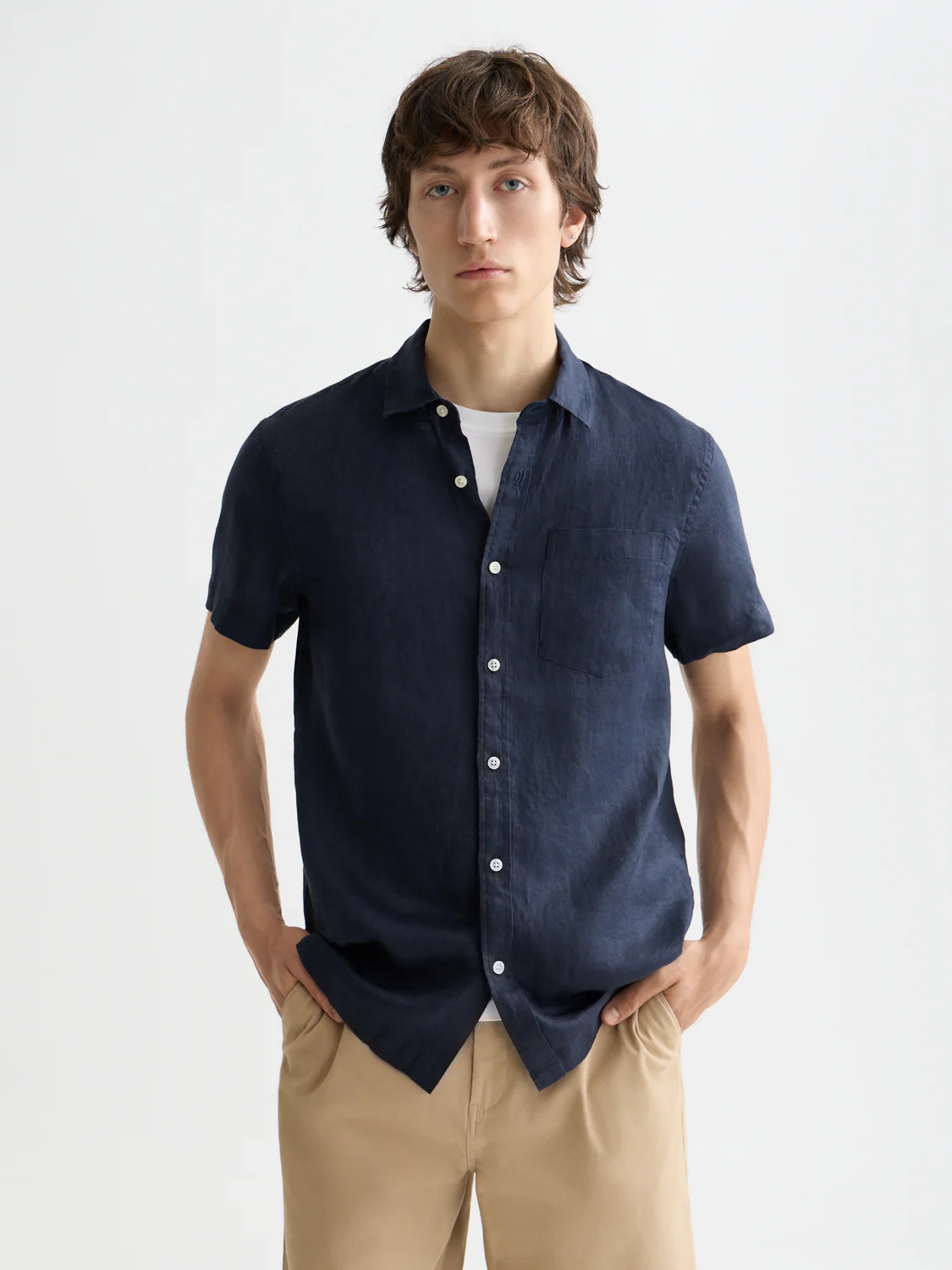 Essentials Linen Shirt - Image 19