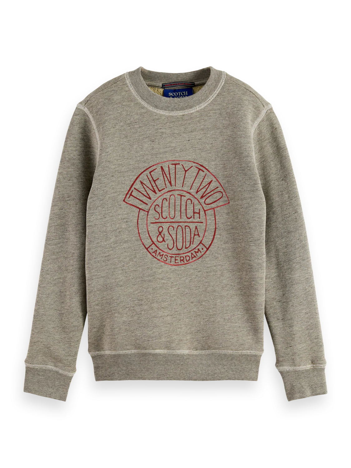 Boys Denim washed artwork sweatshirt - Image 4
