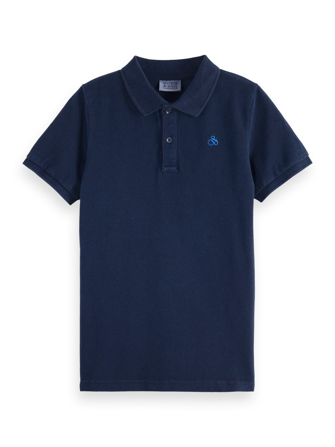 Boys Essentials Garment Dyed Pique Polo - Image 4