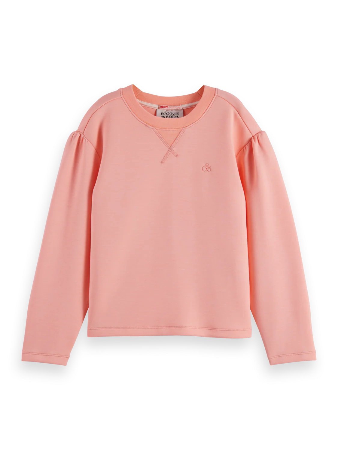 Girls Relaxed modal-blend crewneck sweatshirt