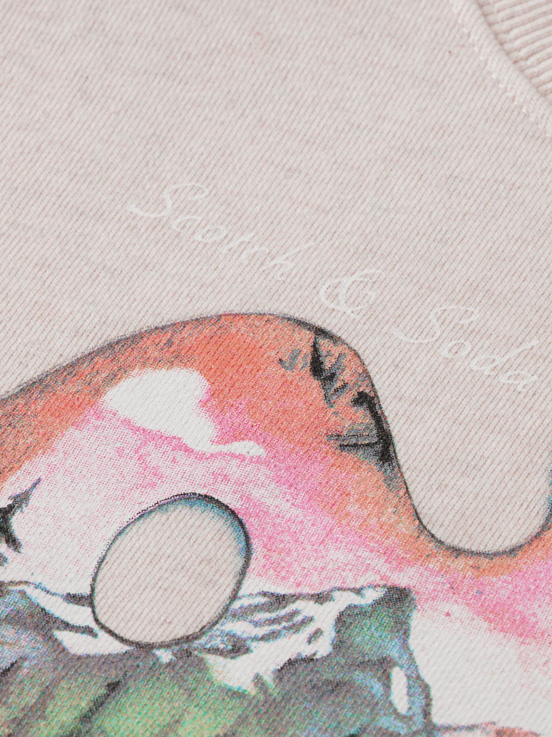 Girls Relaxed artwork crewneck sweatshirt - Image 3