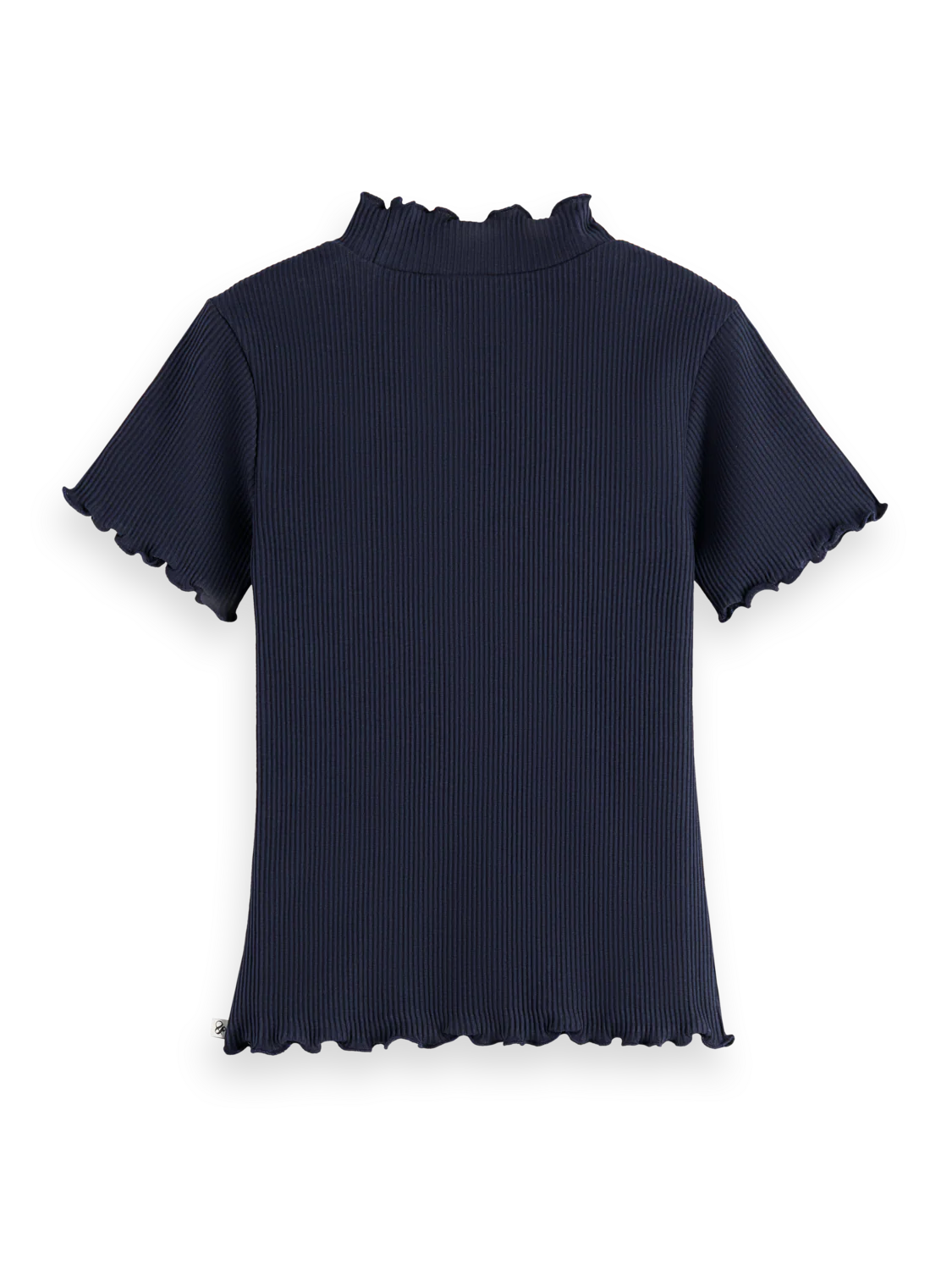 Girls Essentials Mock neck ribbed slim T-shirt - Image 5