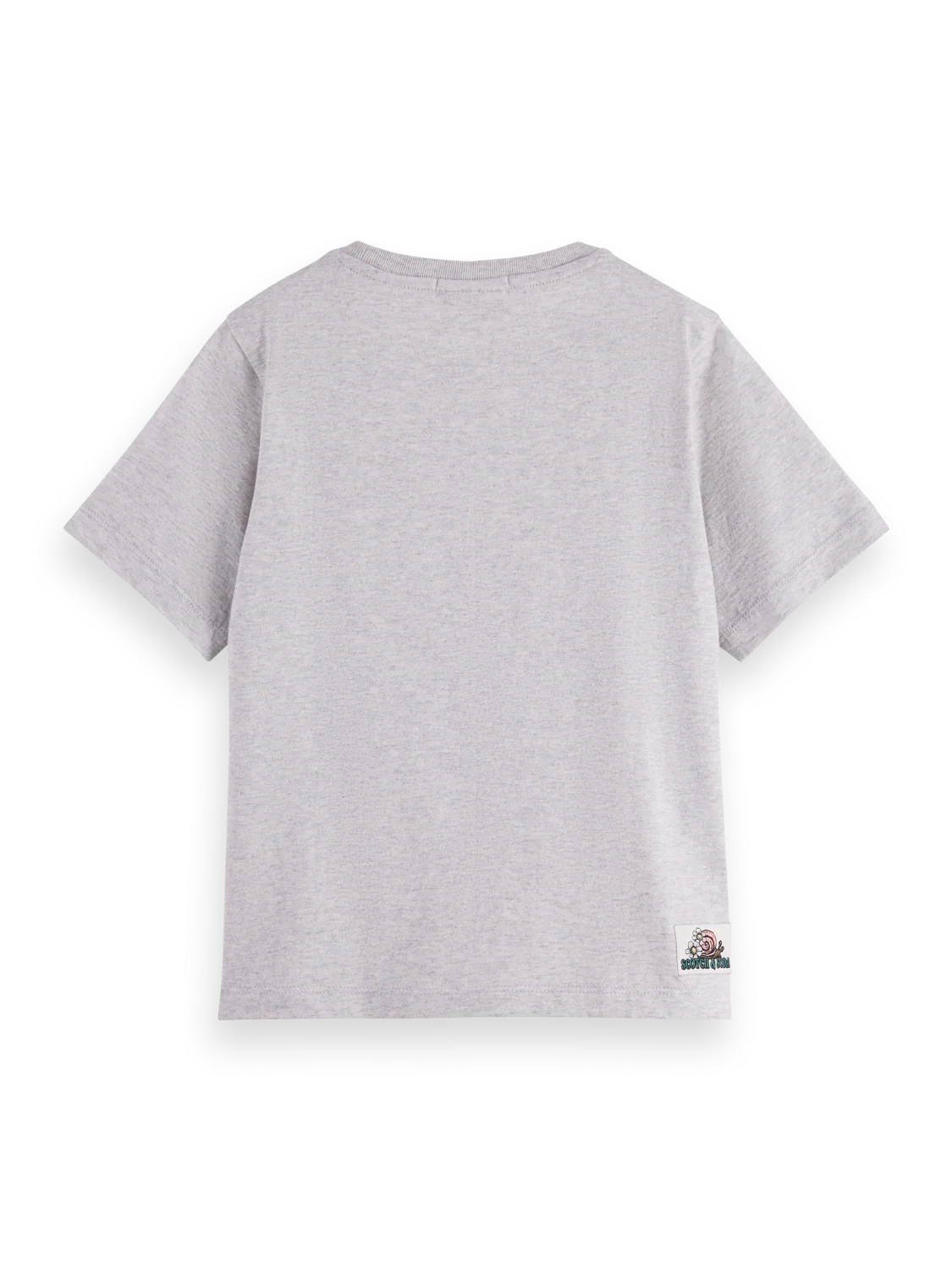 Girls Relaxed melange artwork t-shirt - Image 2
