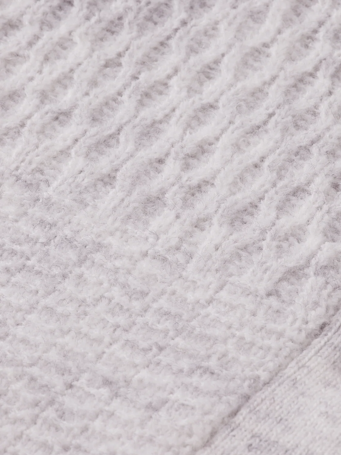 Girls Patchwork melange alpaca-blend cardigan - Image 3