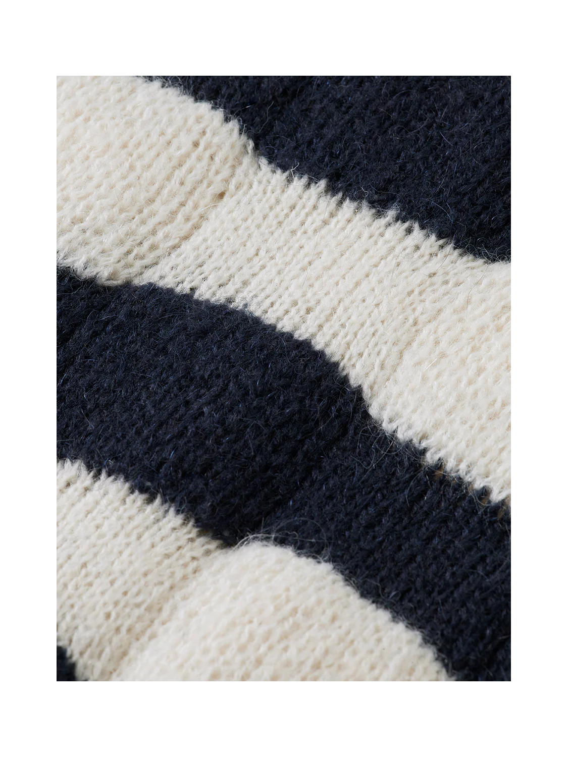 Girls Loose-fit chunky striped pullover - Image 3