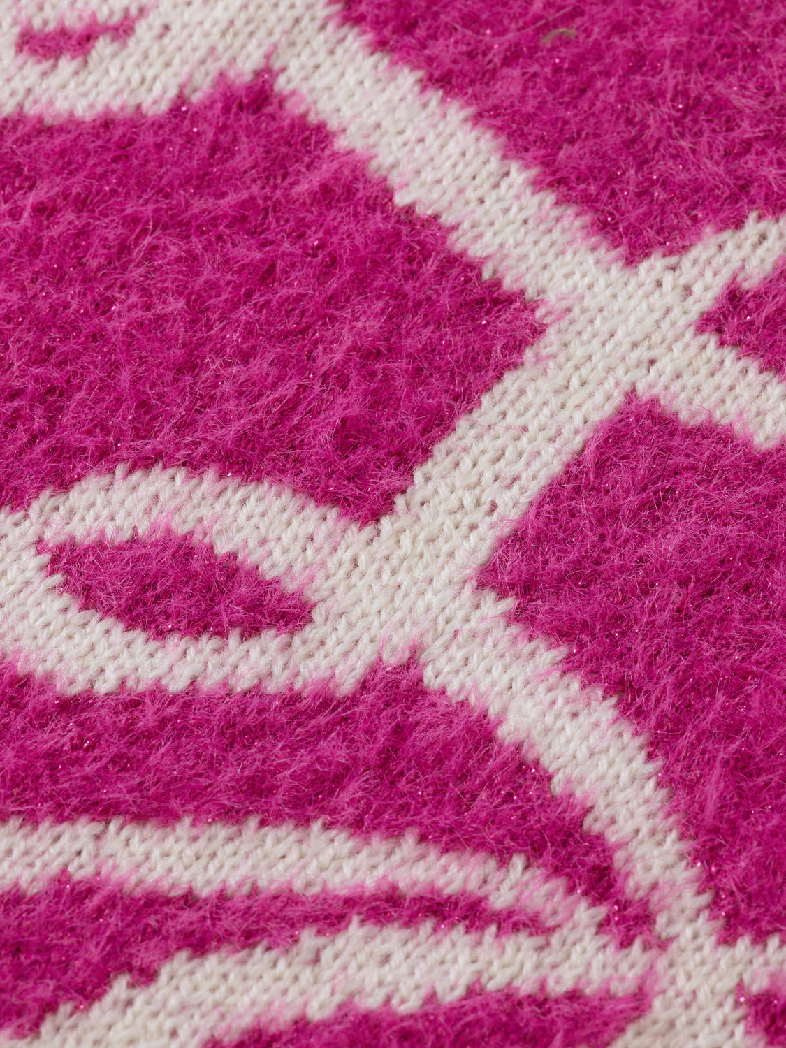 Girls Turtleneck intarsia glitter pullover - Image 4
