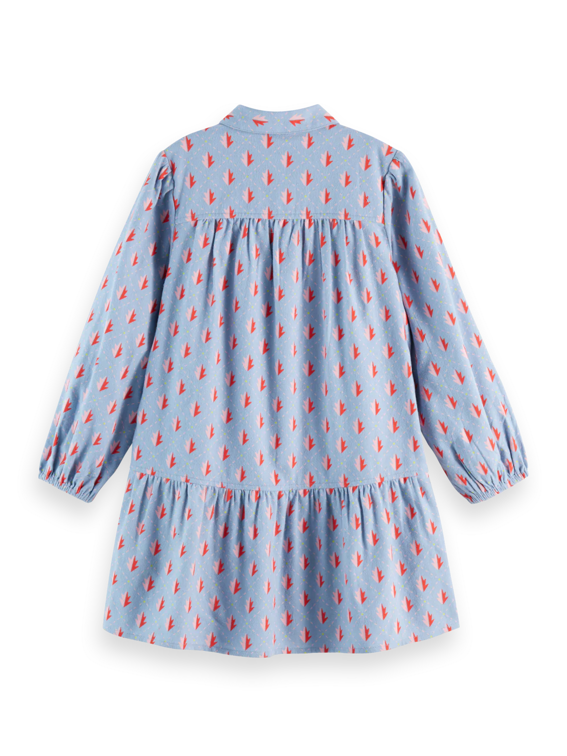 Girls Cotton flannel printed dress - Image 2
