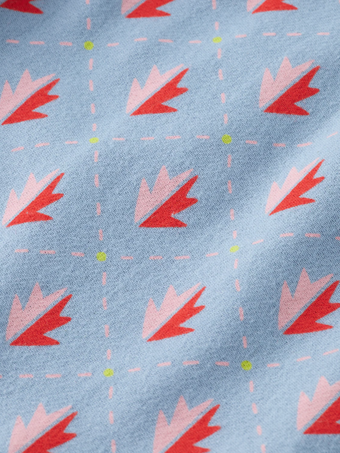 Girls Cotton flannel printed dress - Image 3