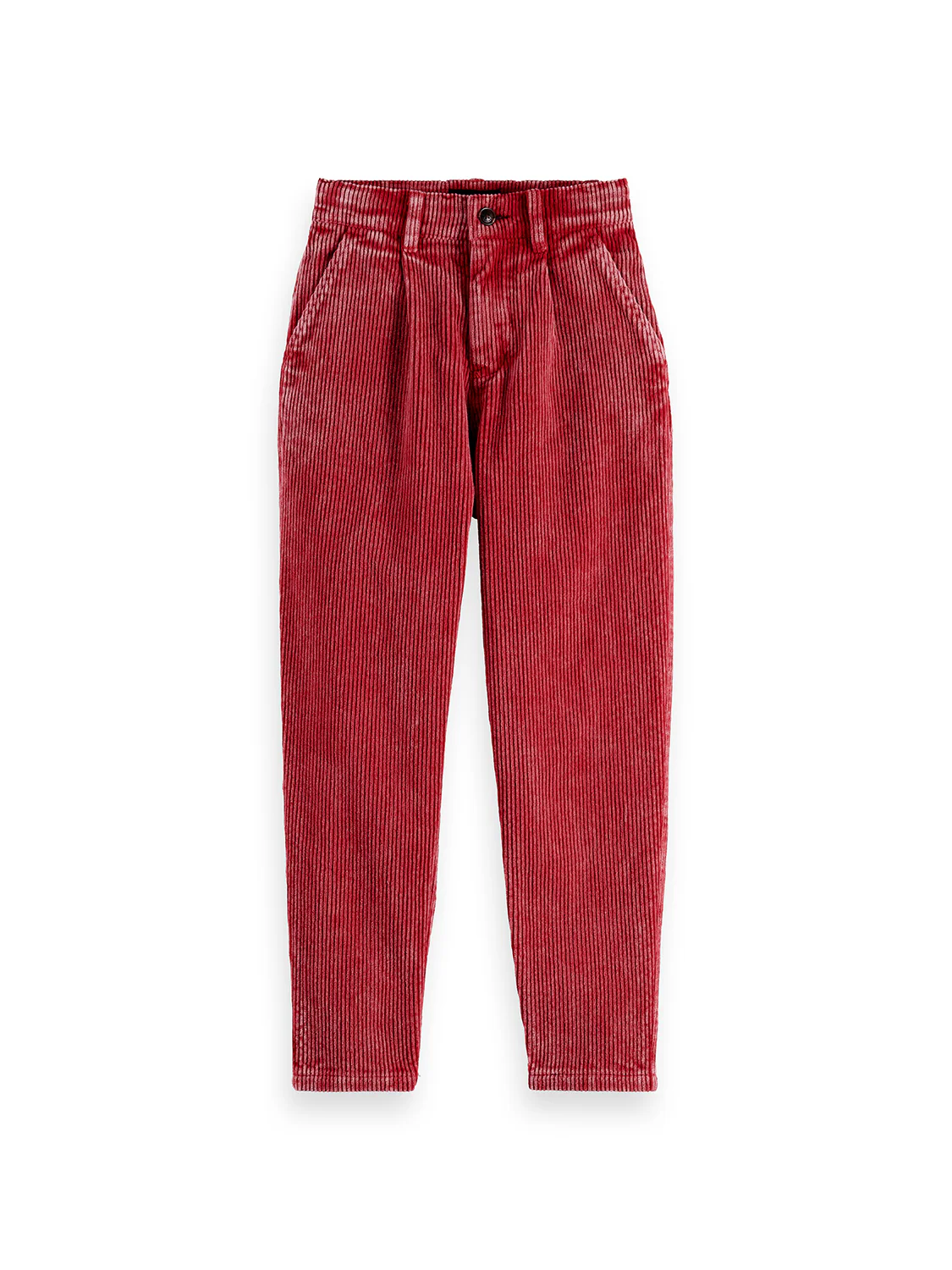 Boys Loose-tapered garment-dyed corduroy pants
