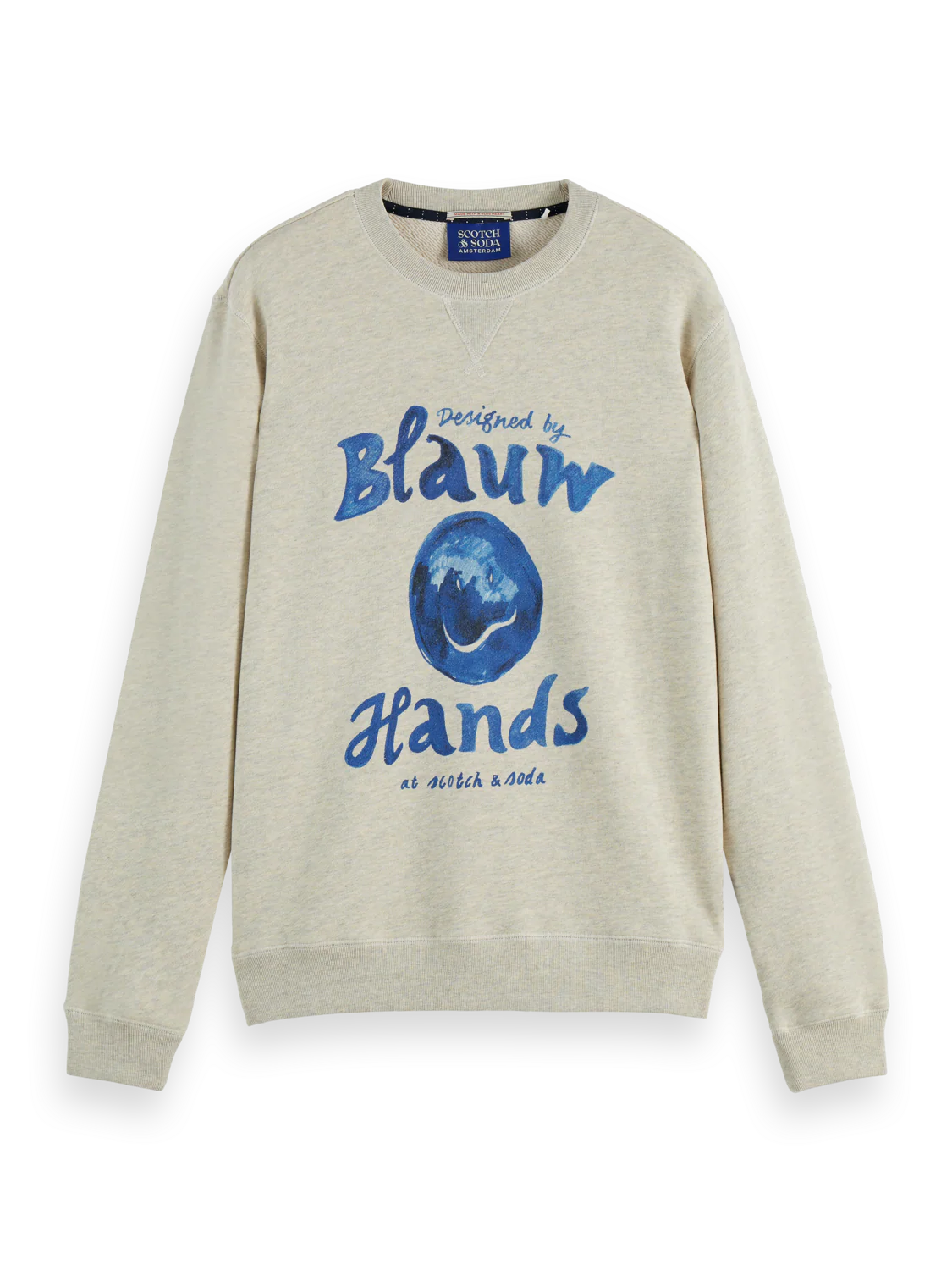 Denim washed artwork sweatshirt - Image 4