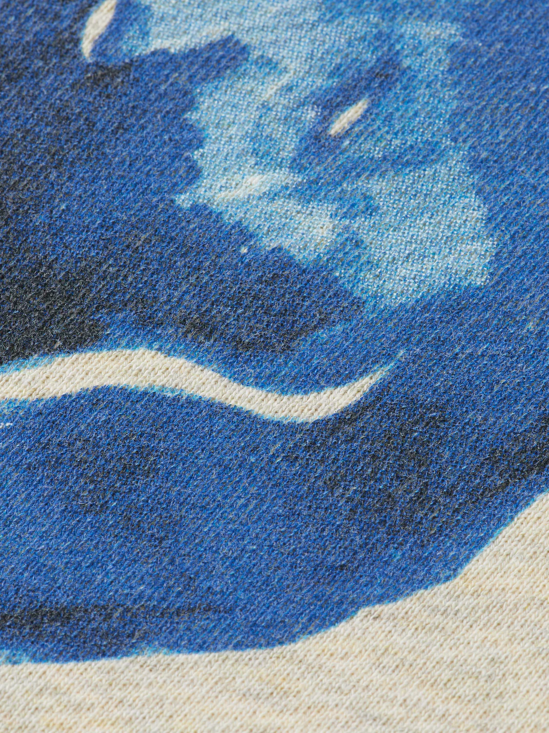 Denim washed artwork sweatshirt - Image 7