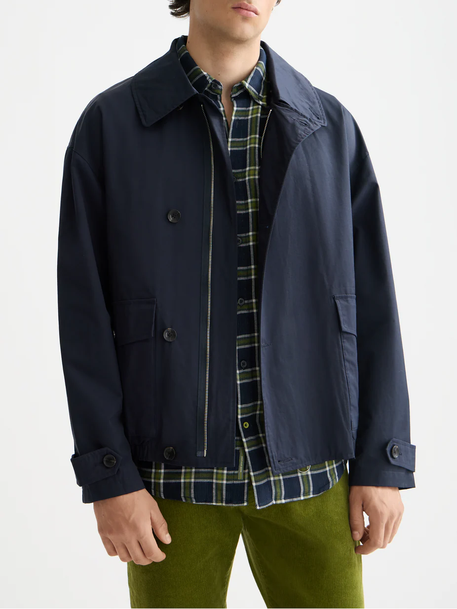 Short trench coat