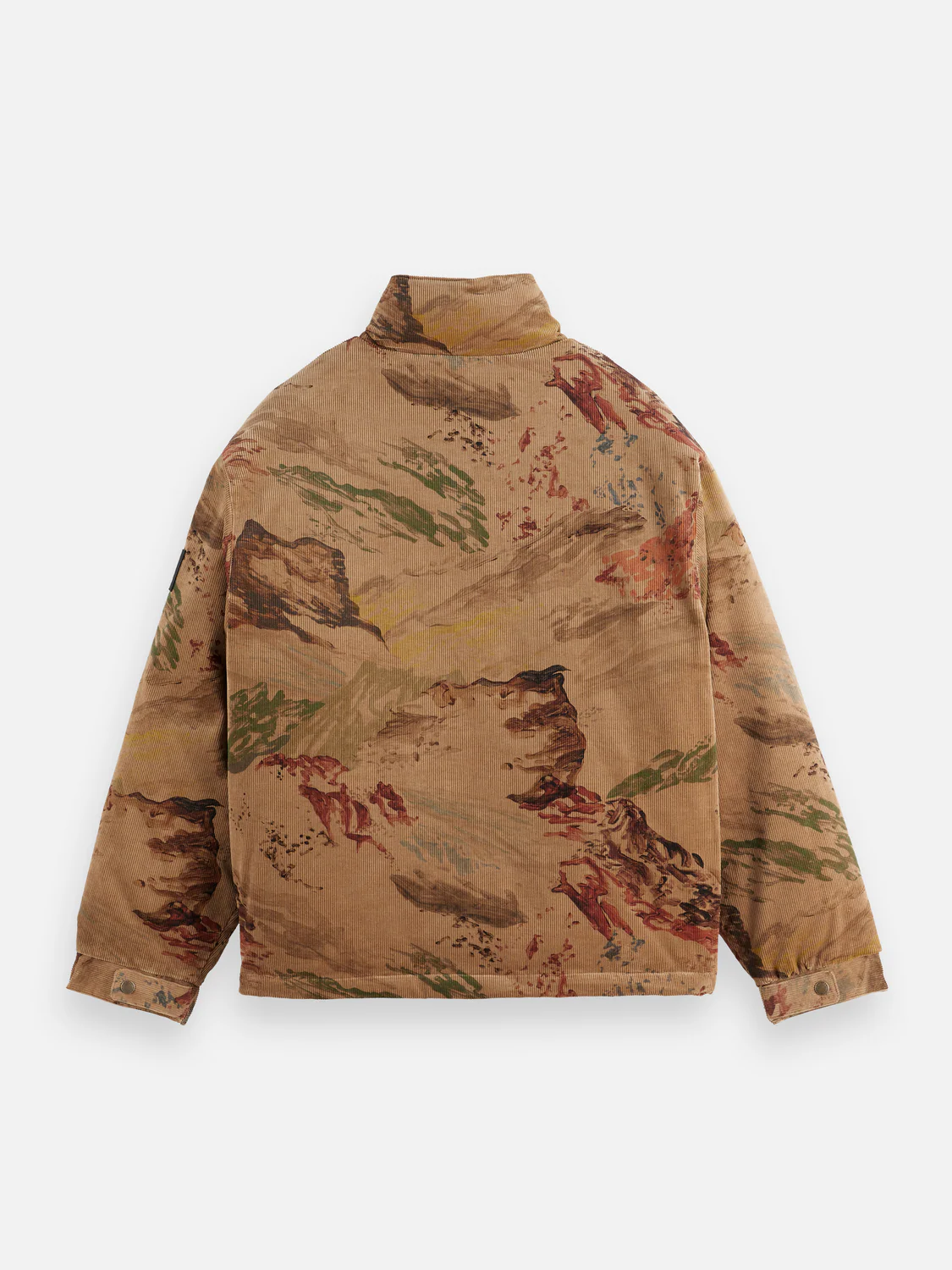 Mountain print corduroy puffer - Image 6