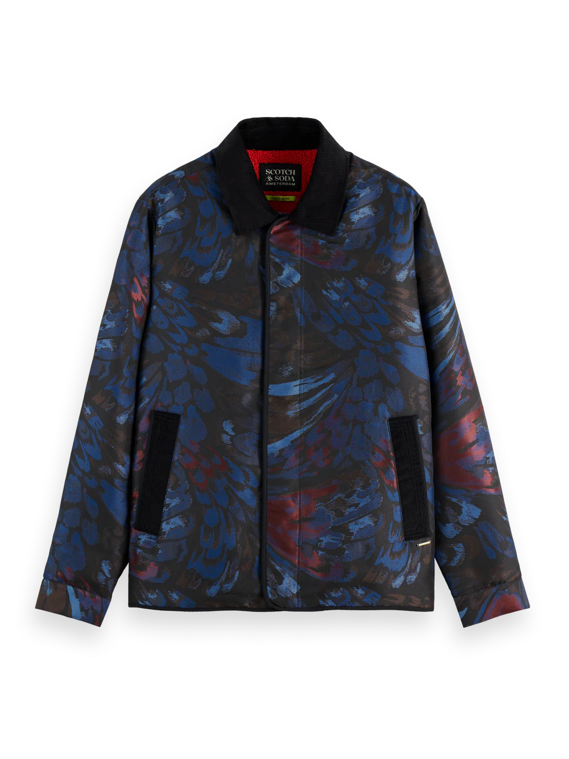 Jacquard feathers blouson - Image 5