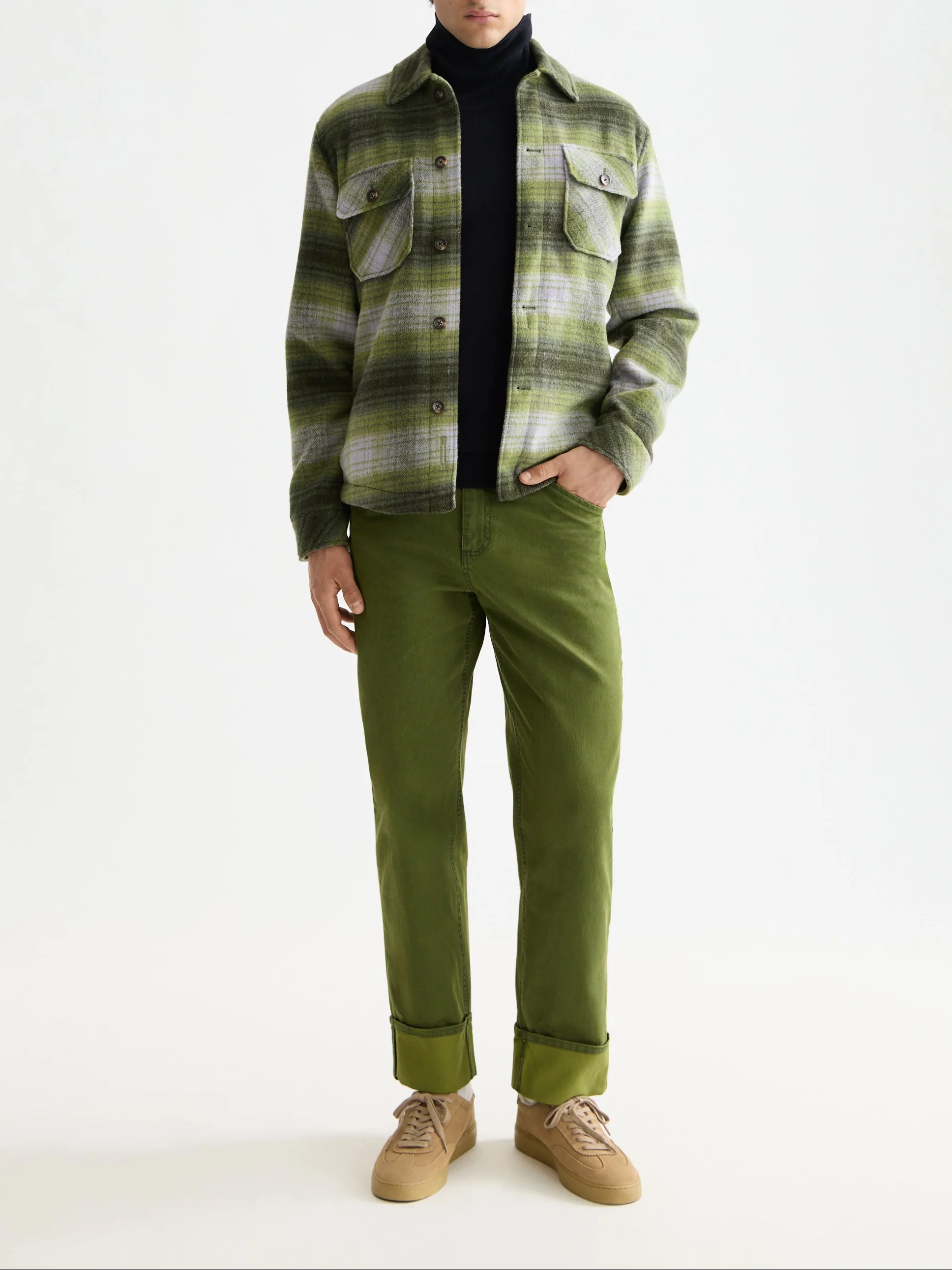 Check overshirt - Image 2