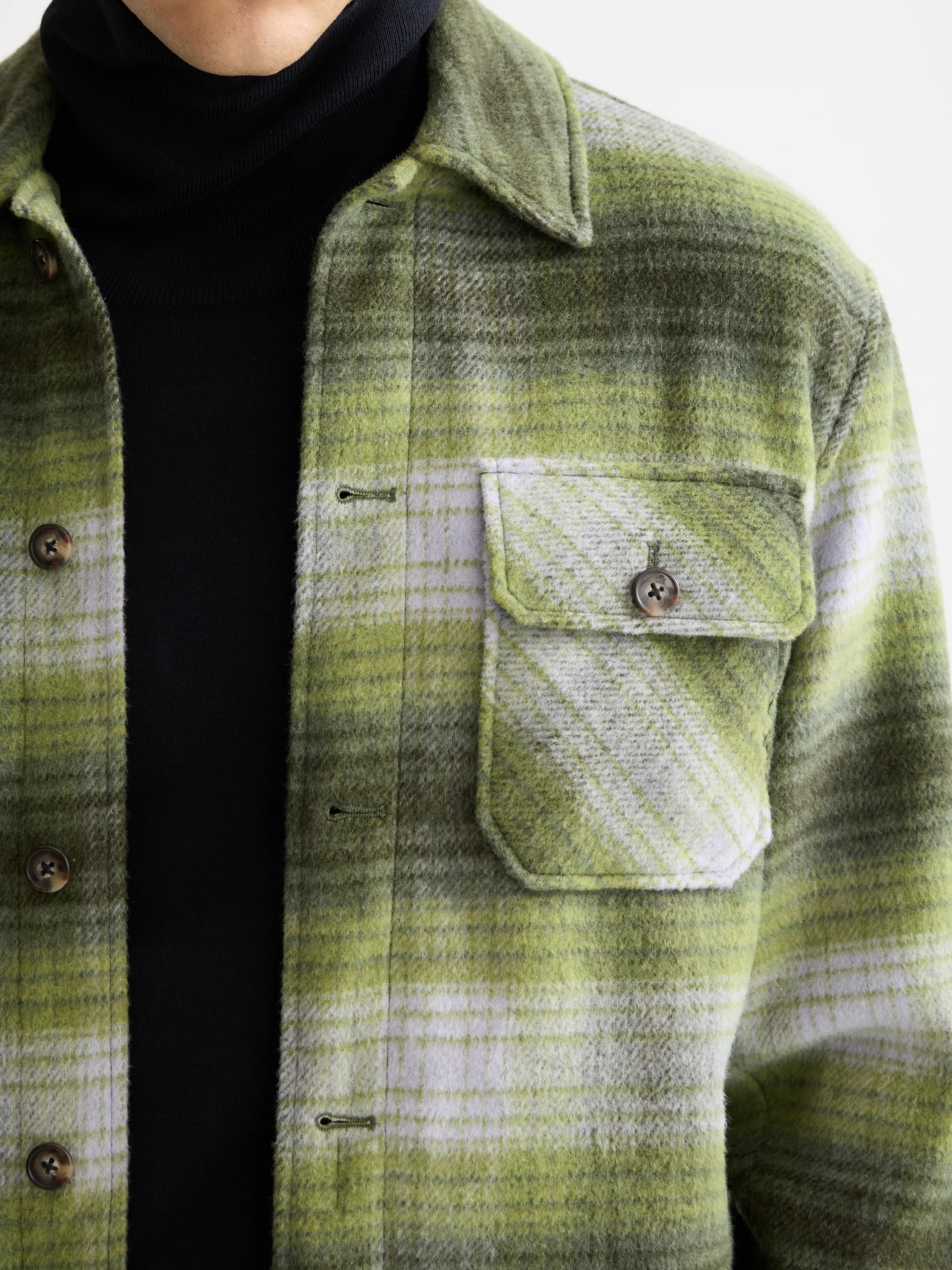 Check overshirt - Image 3