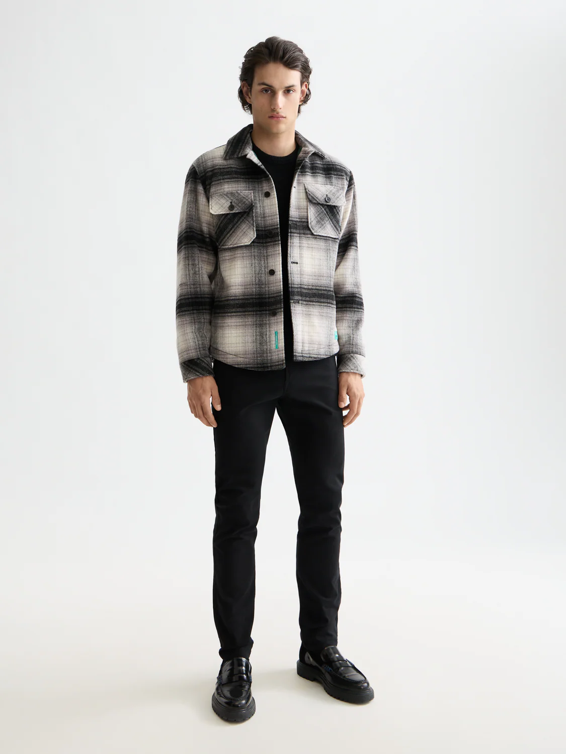 Check overshirt - Image 9
