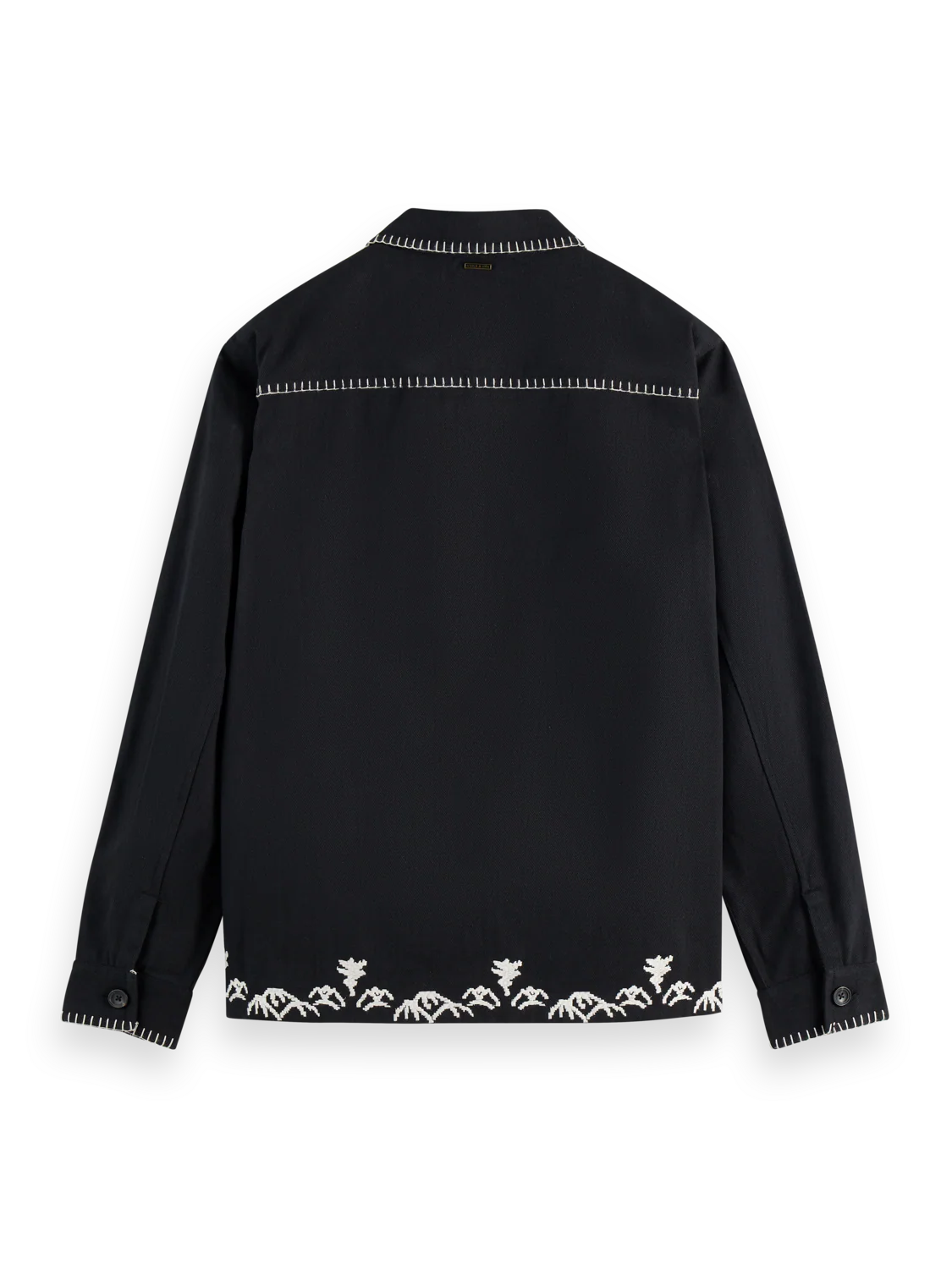 Embroidered cotton-blend worker jacket - Image 6