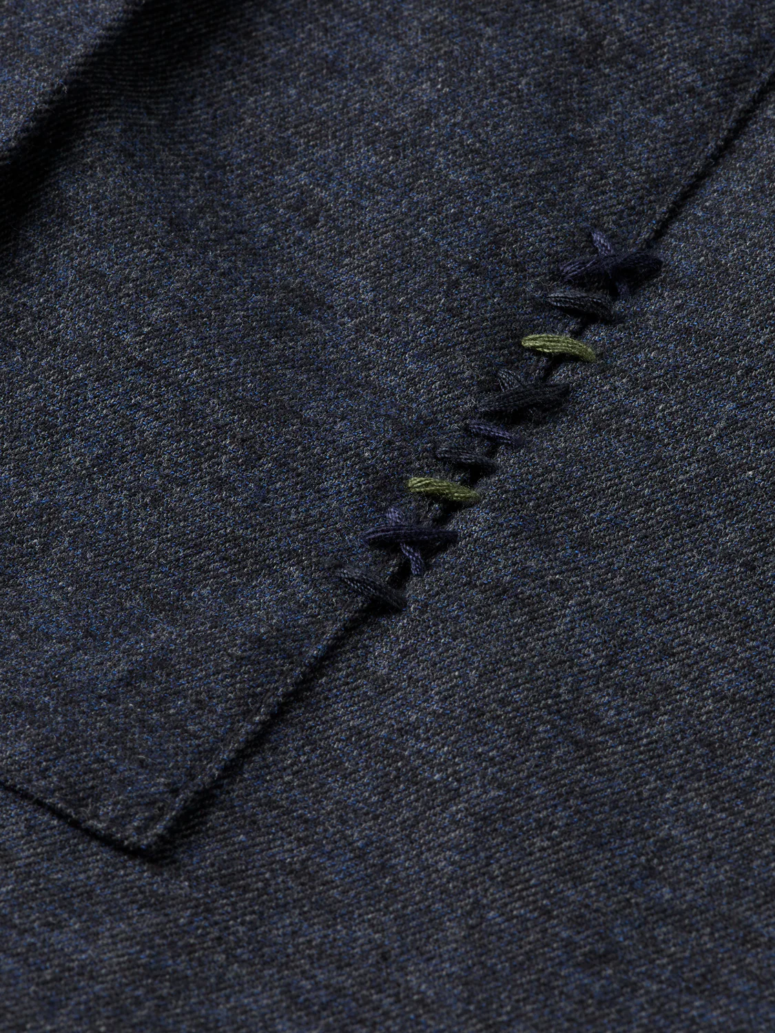 Melange army overshirt - Image 7