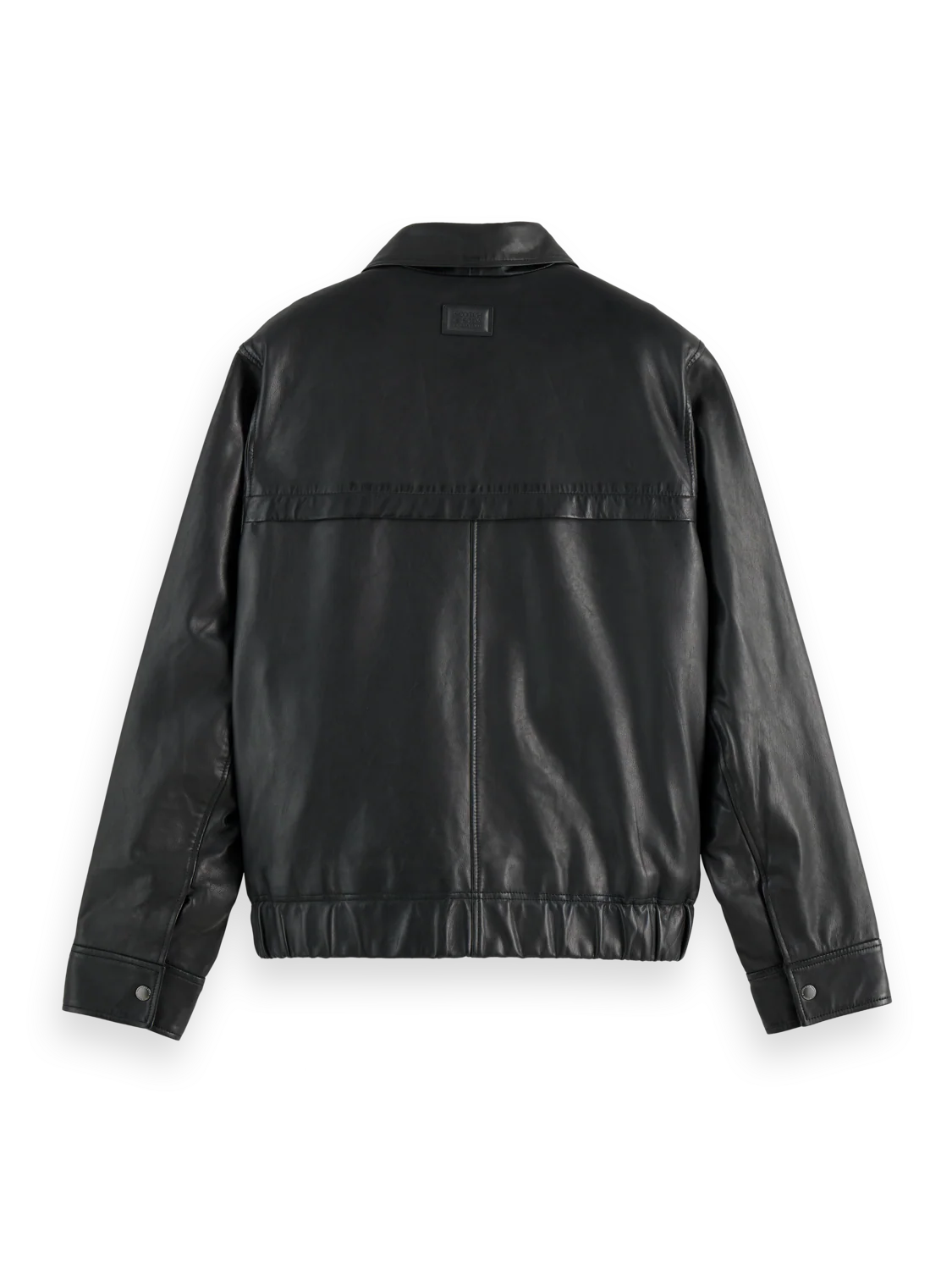 Boxy leather blouson - Image 7