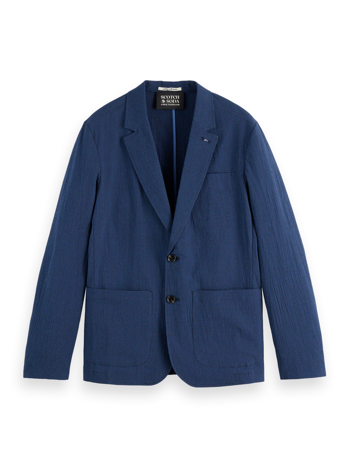 cotton-blend seersucker blazer - Image 5