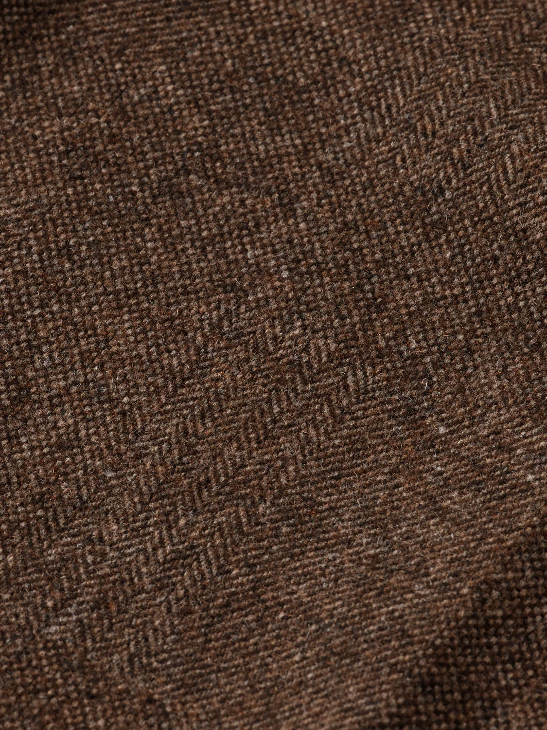 Yarn-dyed wool blend relaxed straight pleated chino - Image 7